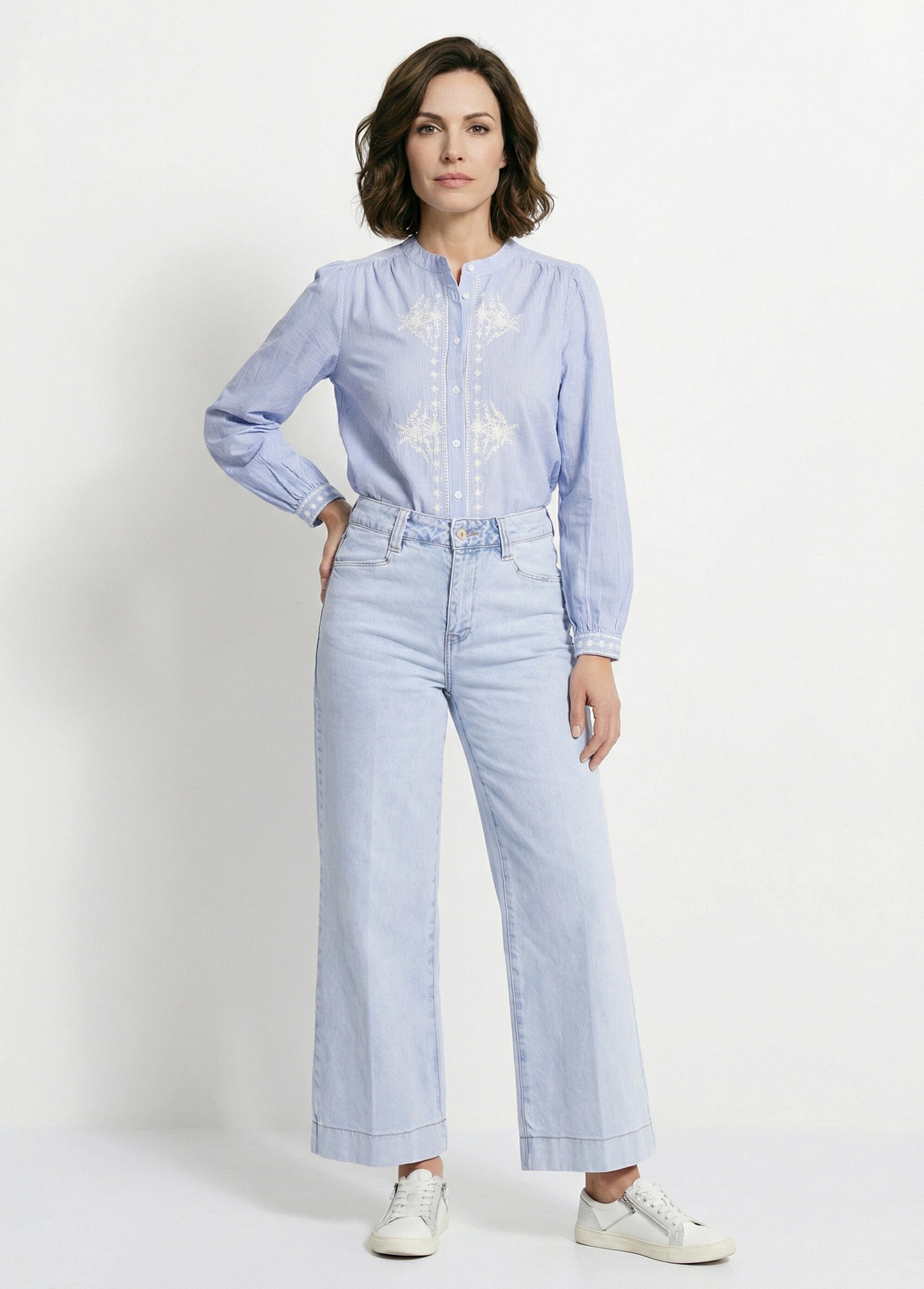 Jean large 5 poches, spécial PETITE