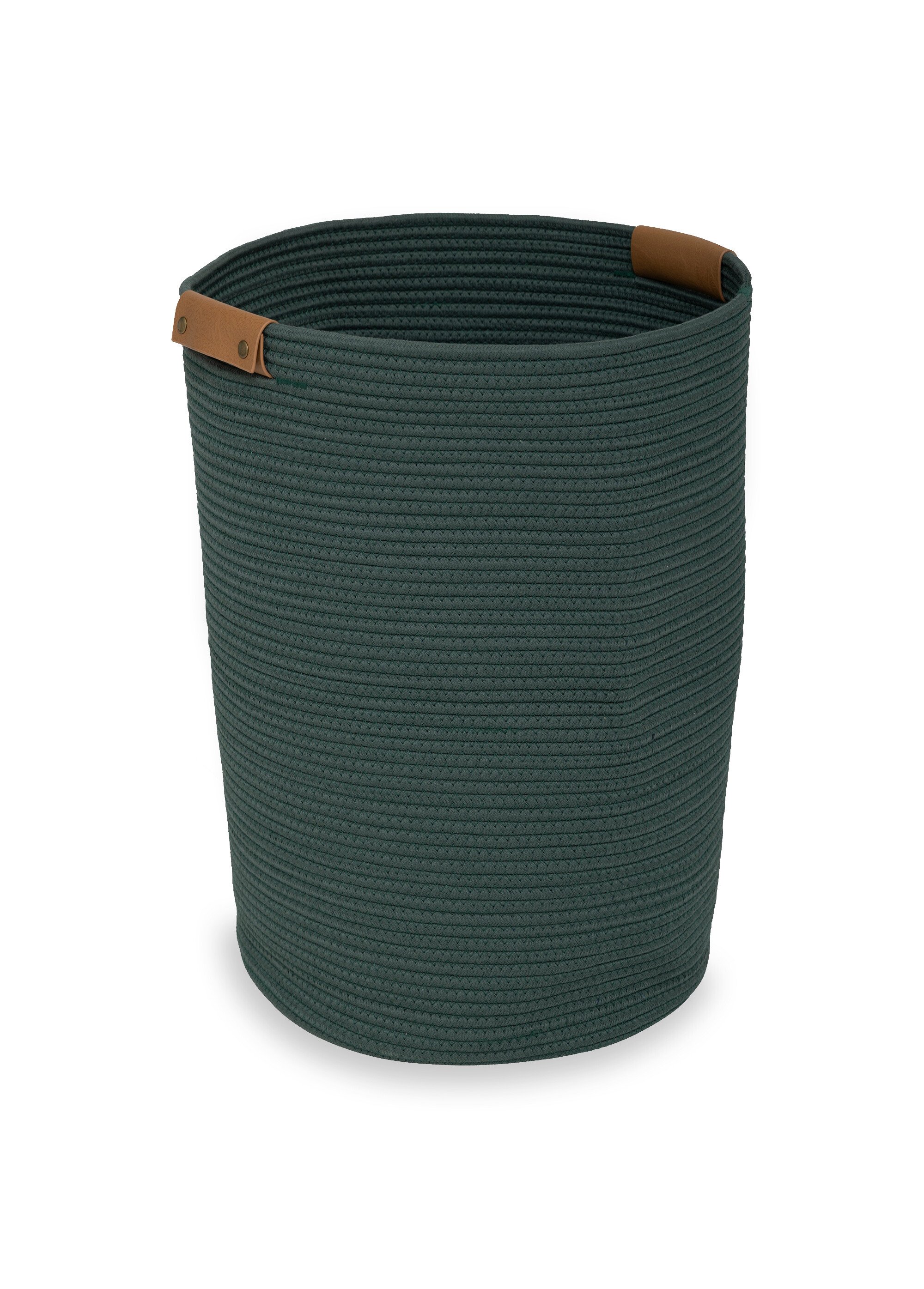 Panier à linge en corde tressée