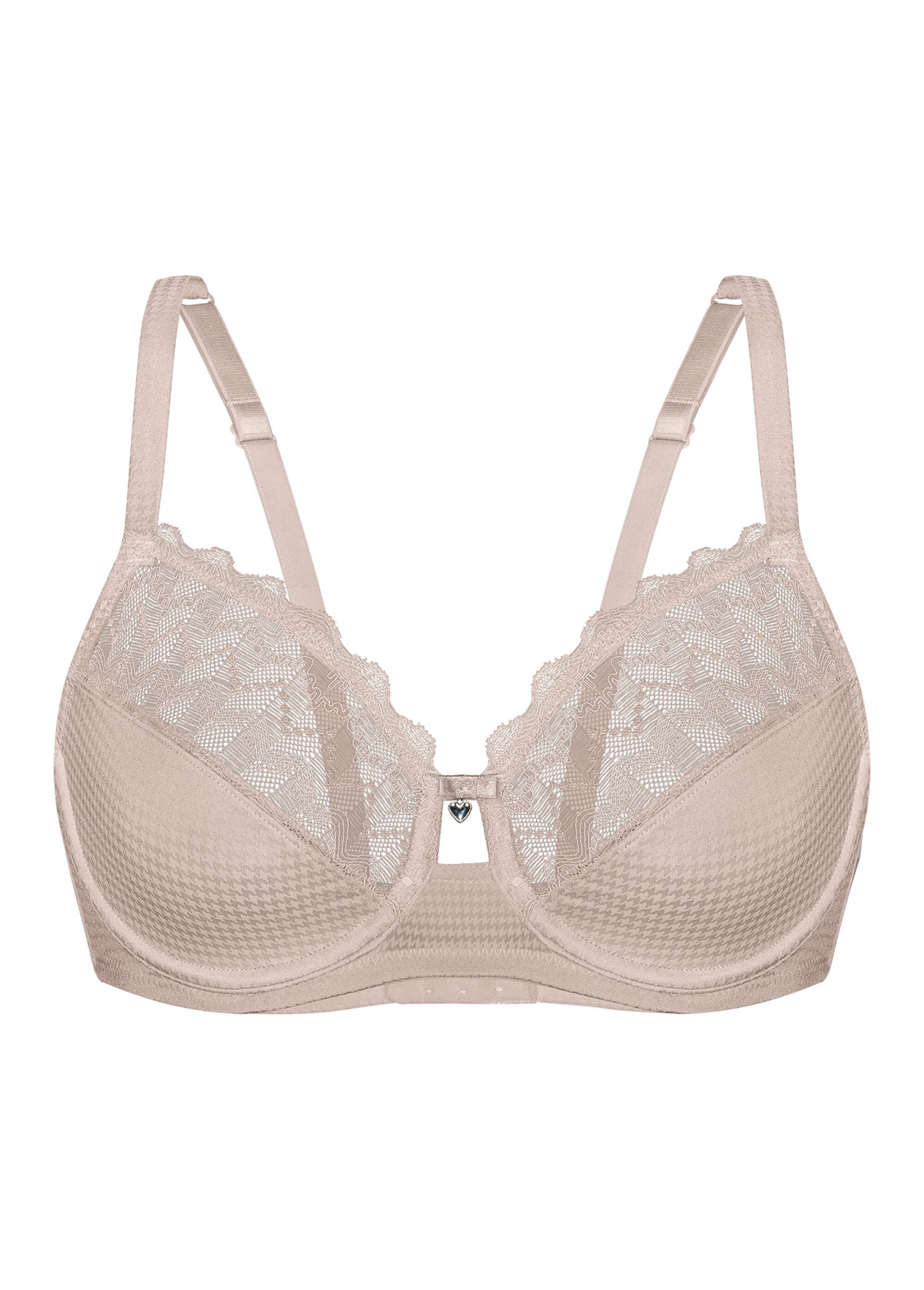 Soutien-gorge emboitant dentelle Femme Beige VALLEE AP1