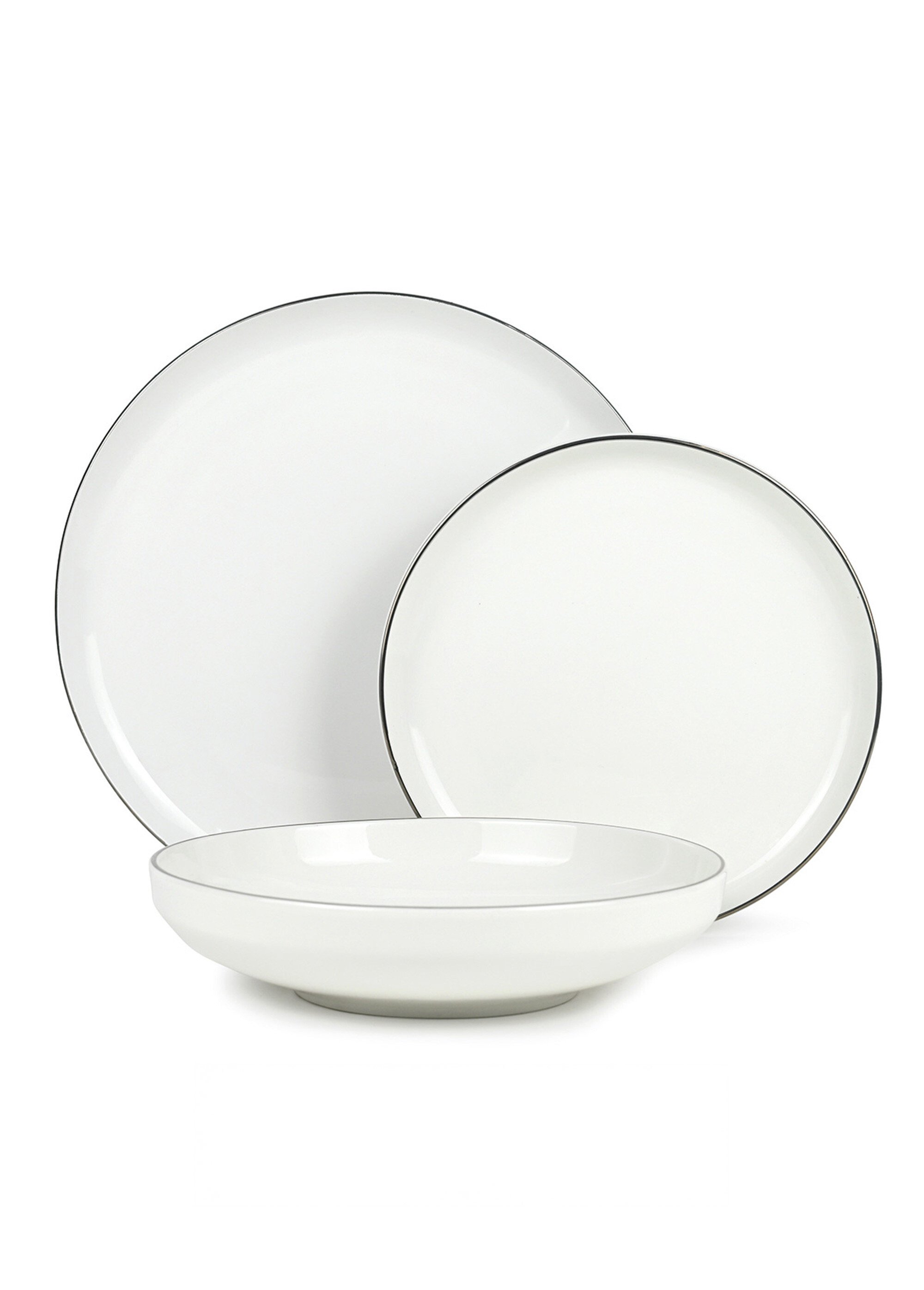 Service de table argenté 18 pièces Sélène