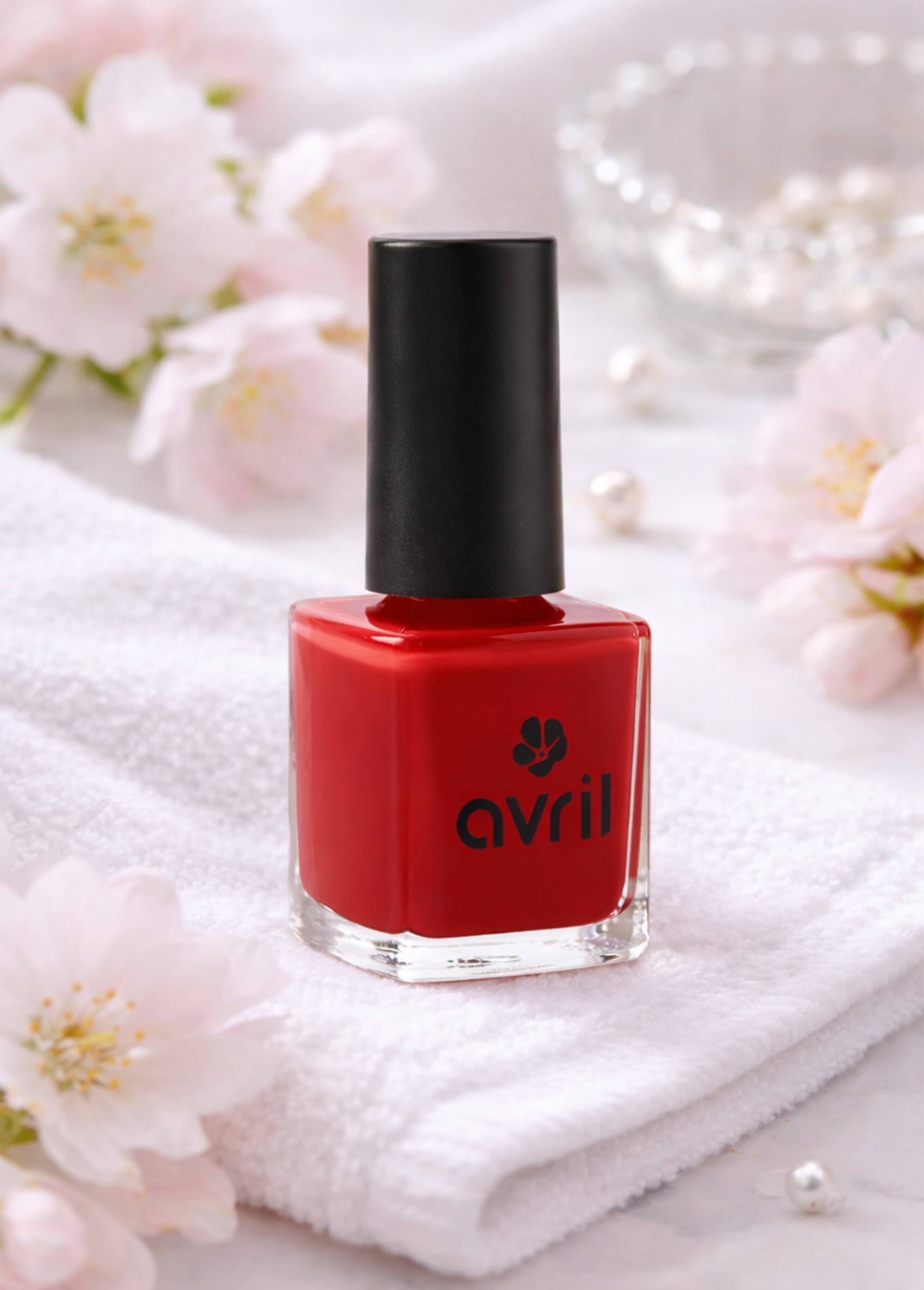 Vernis à ongles BIO, couleur intense Rouge AV-2024 SI1