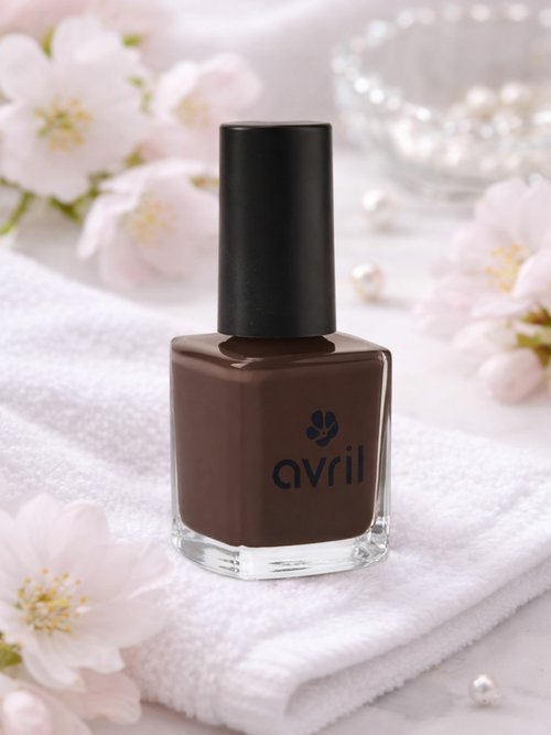 Vernis à ongles BIO, couleur intense Marron AV-2024 SI1