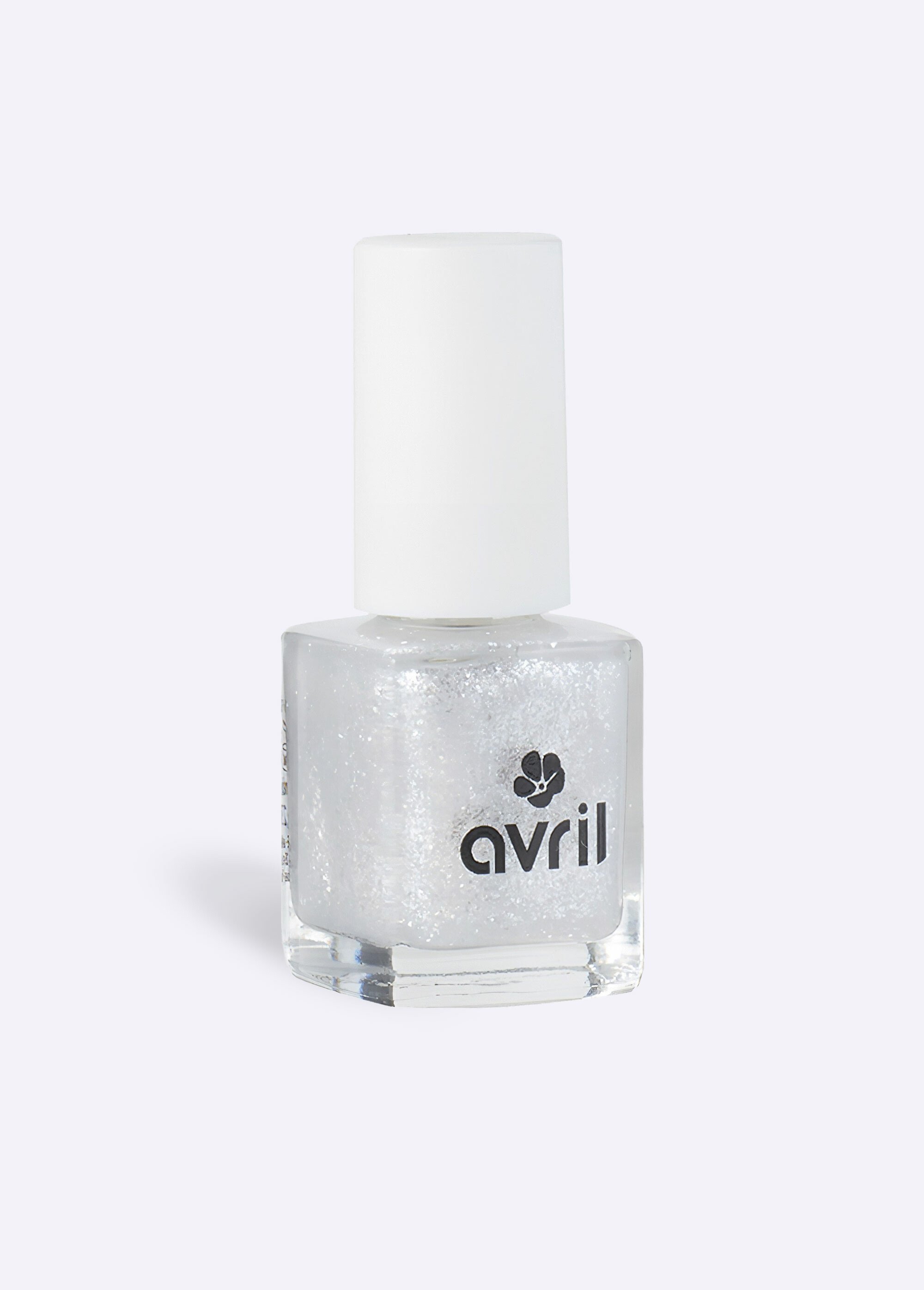 Vernis à ongles top coat BIO, argenté