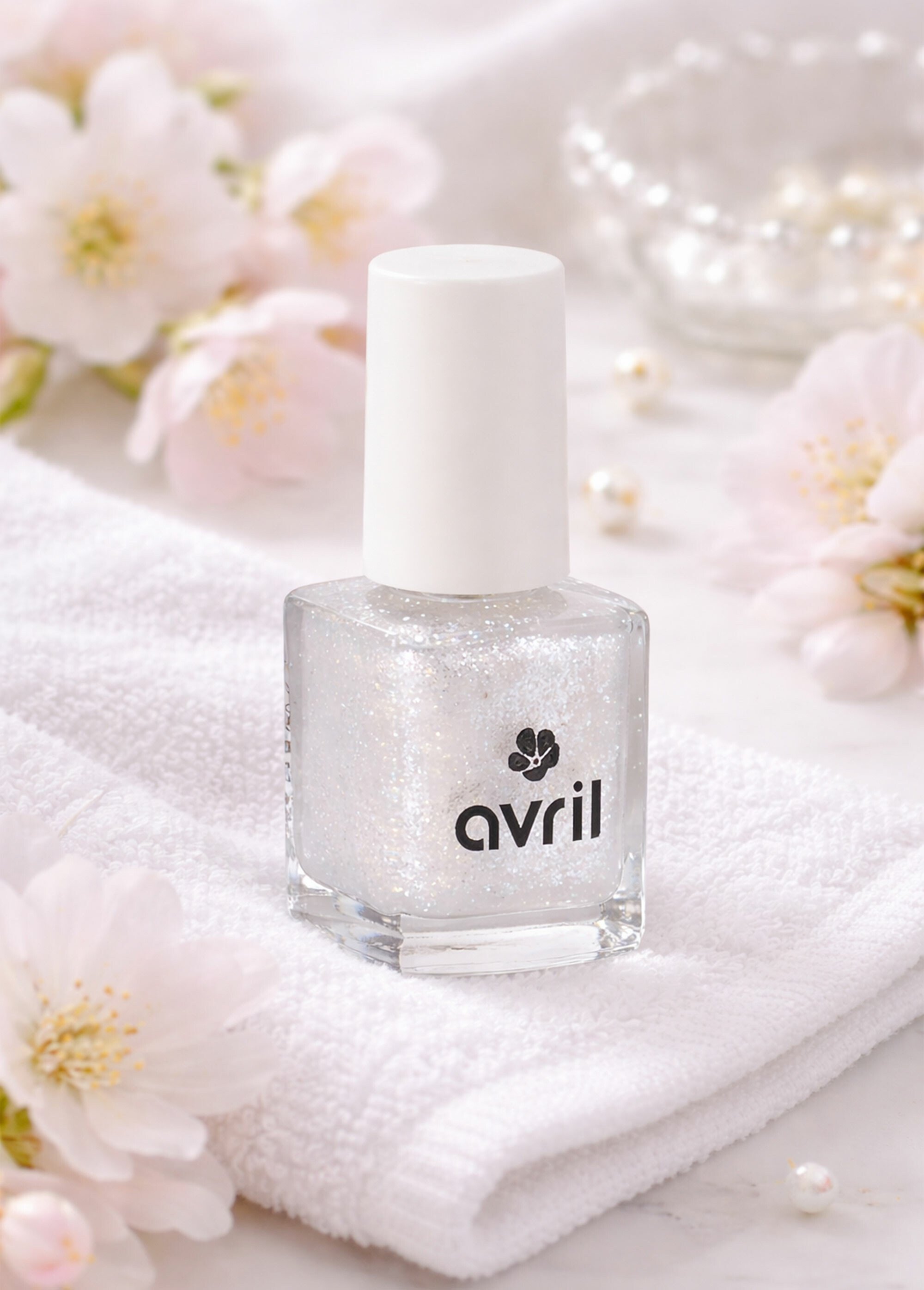 Vernis à ongles top coat BIO, argenté Argenté AV-1845 SI1