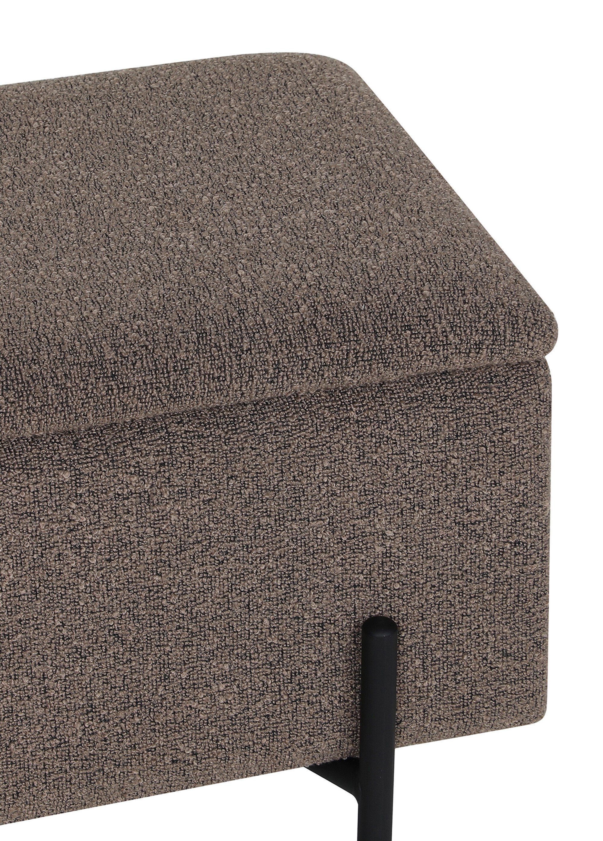 Banc bouclette coffre de rangement, 2M MARRON HN-1409076 DE3