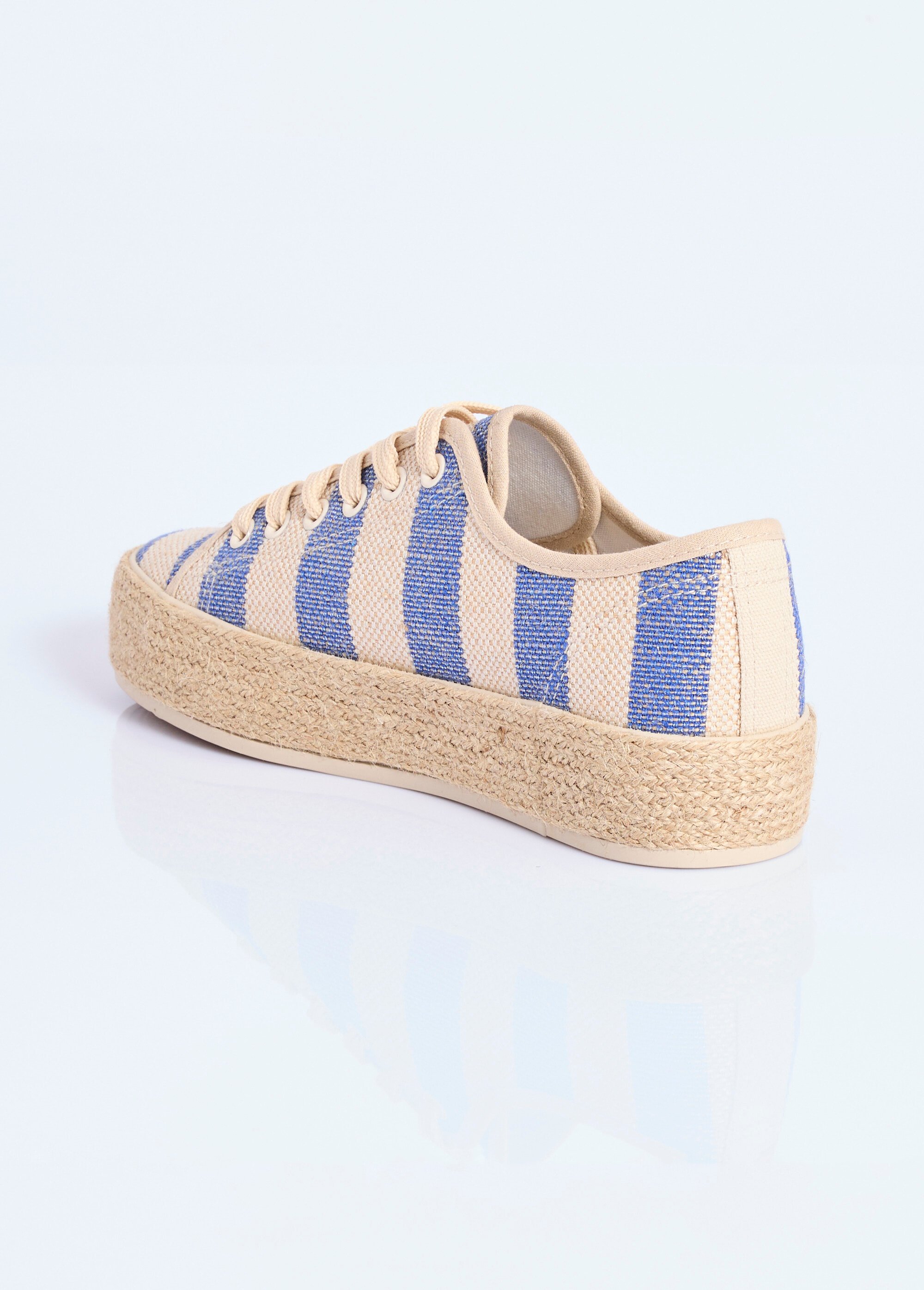 Baskets semelle plateforme façon corde Femme RAYE BLEU COVYB0389 DO1