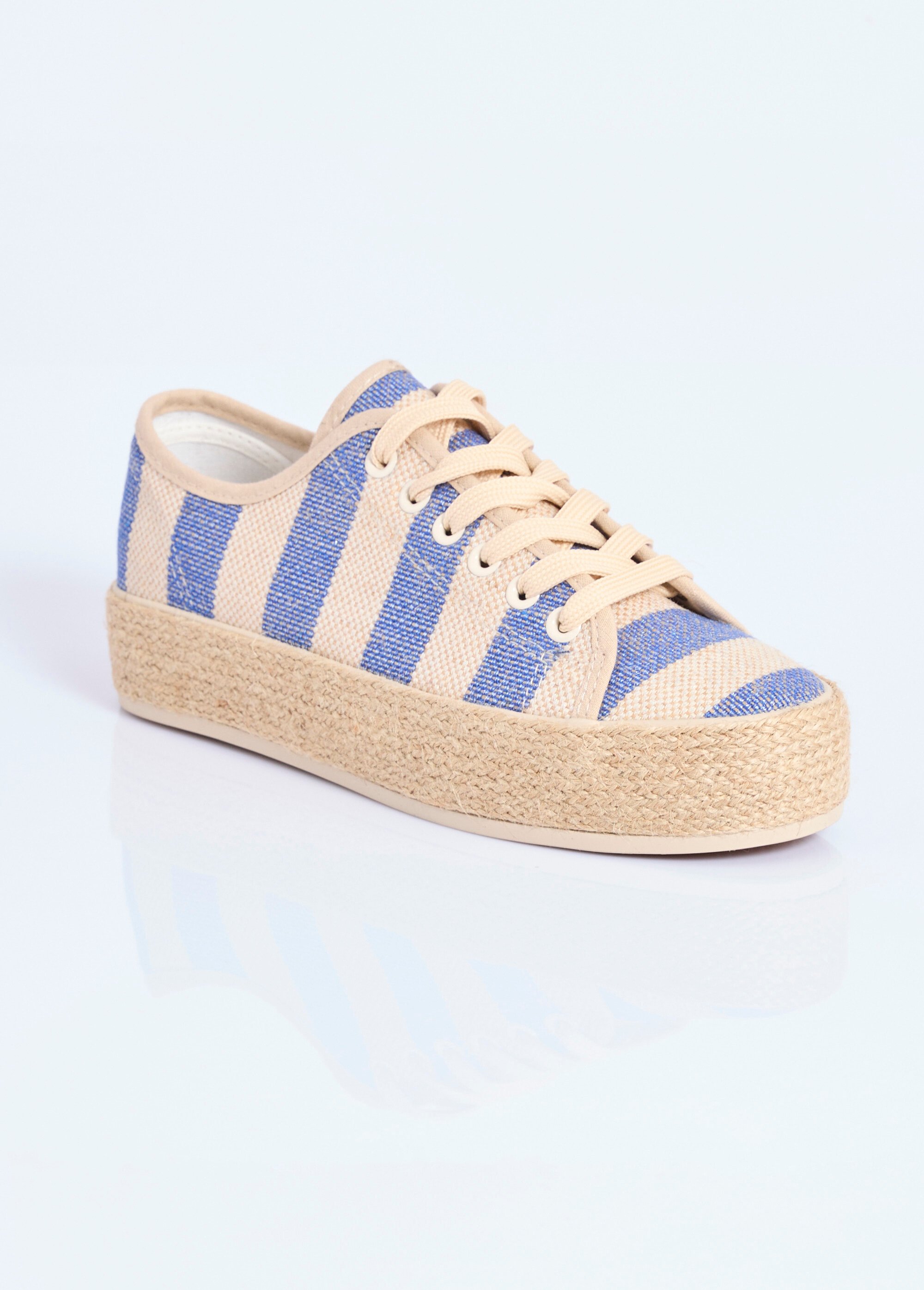 Baskets semelle plateforme façon corde Femme RAYE BLEU COVYB0389 FA1