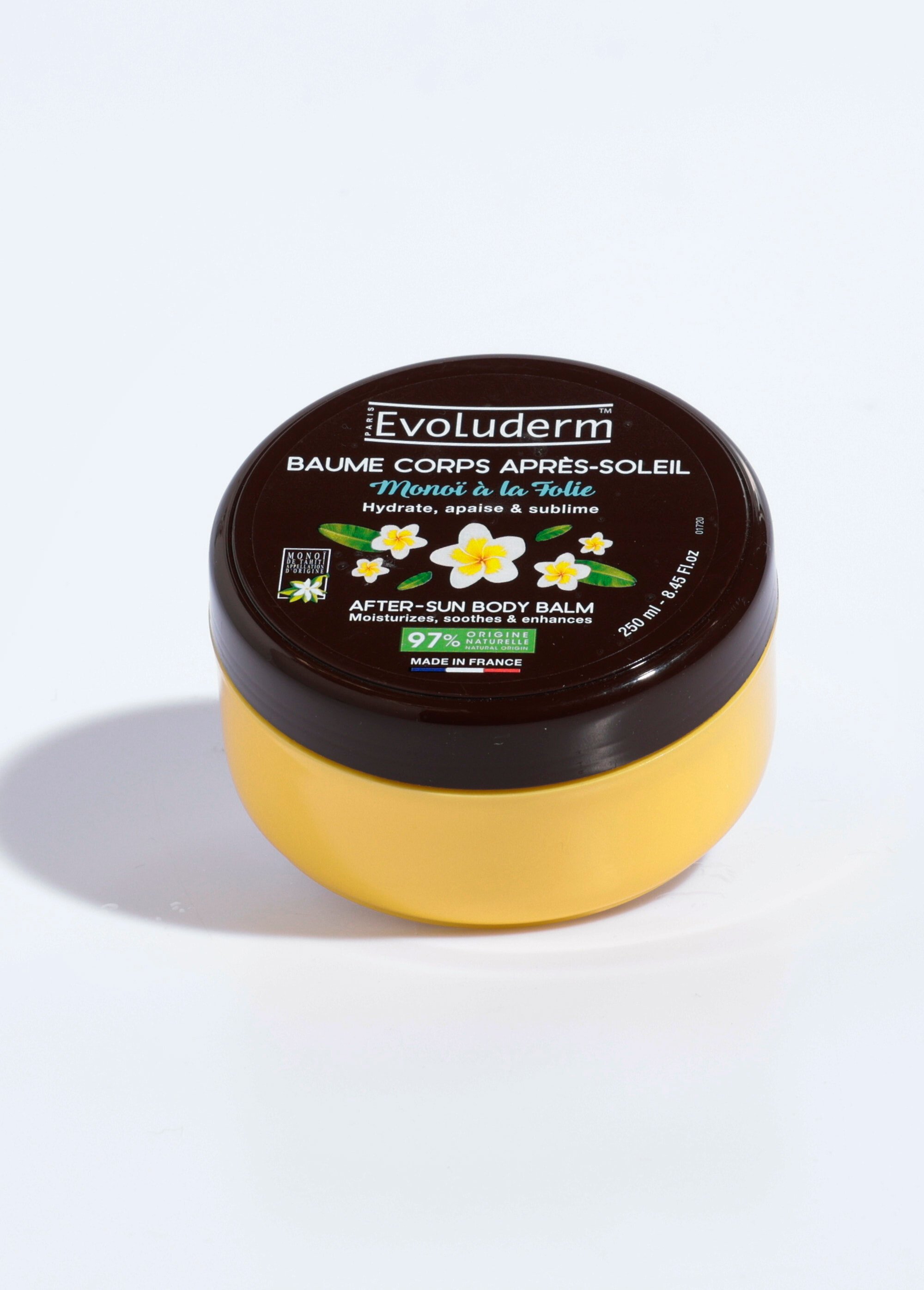 Baume corps après-soleil au monoï  Jaune EVO23039 FA1