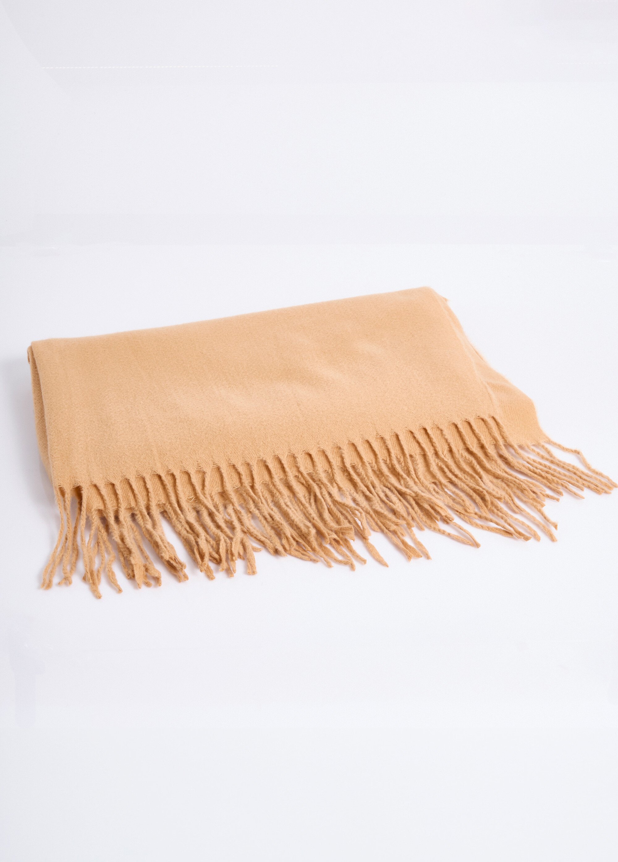 Echarpe à franges douce et chaude
