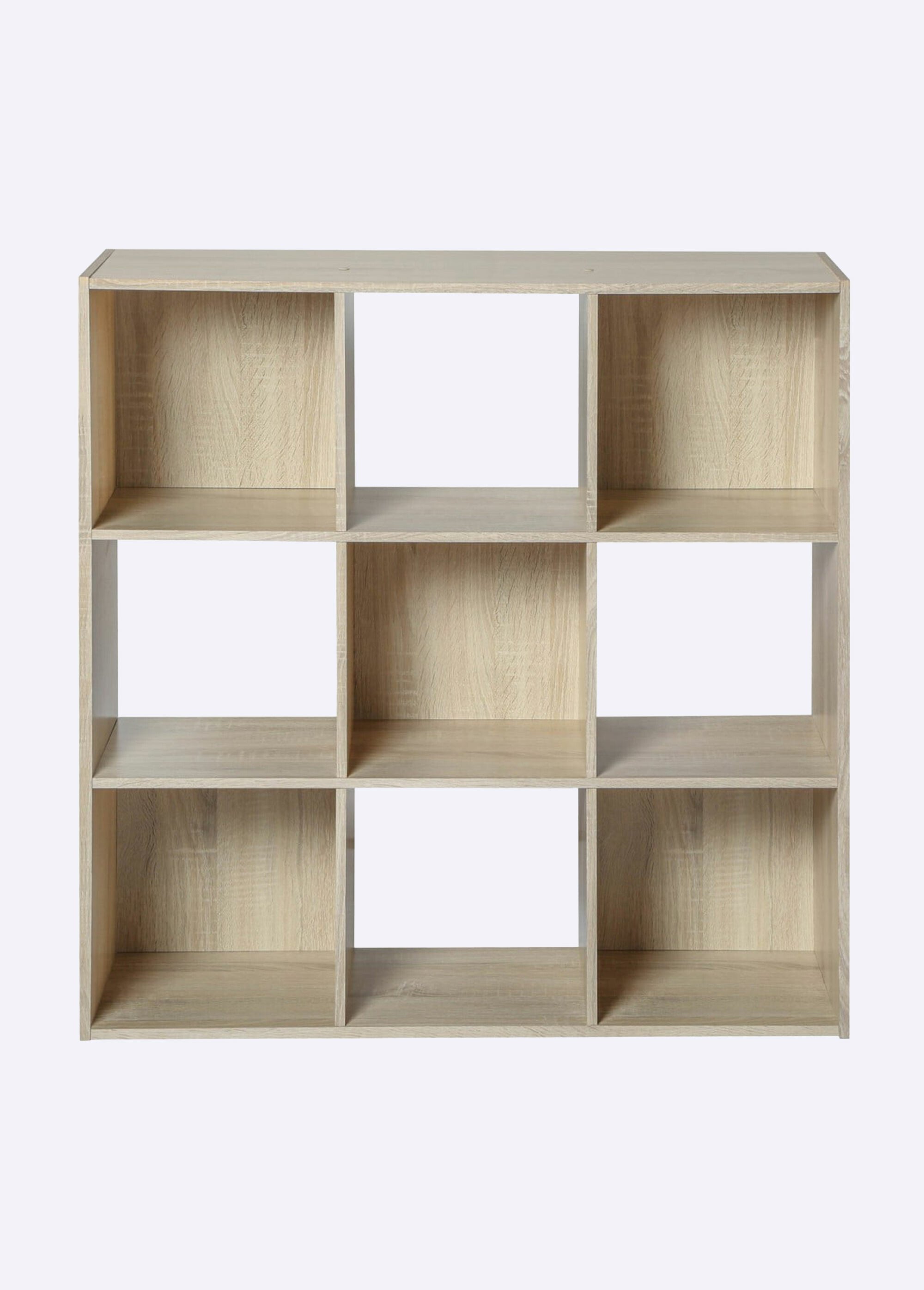 Etagère cube de rangement 9 cases 2B MARRON CAL-11678133 FA1