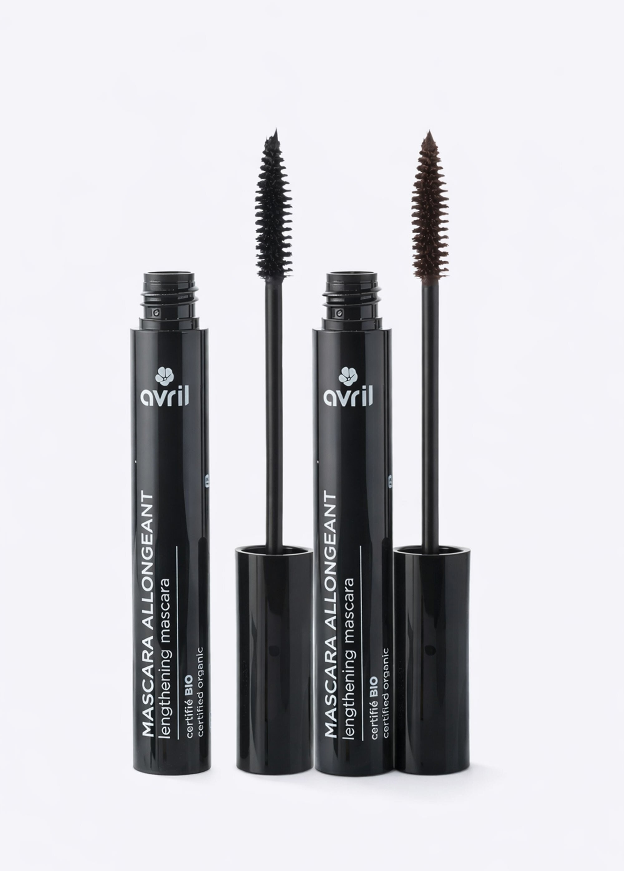 Mascara allongeant vegan certifié BIO Noir AV-1489 SI1