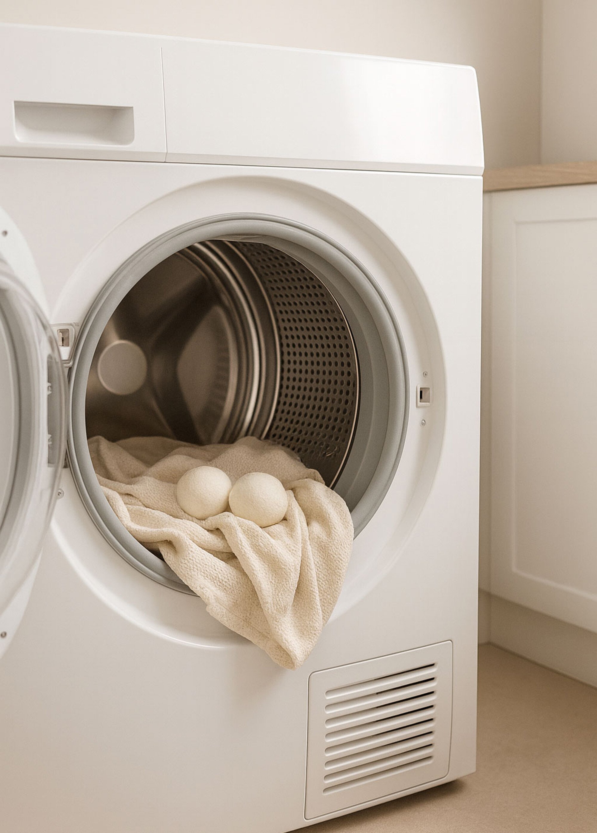 Balles de séchage écologiques en laine Blanc KP-WK1700790 SF1