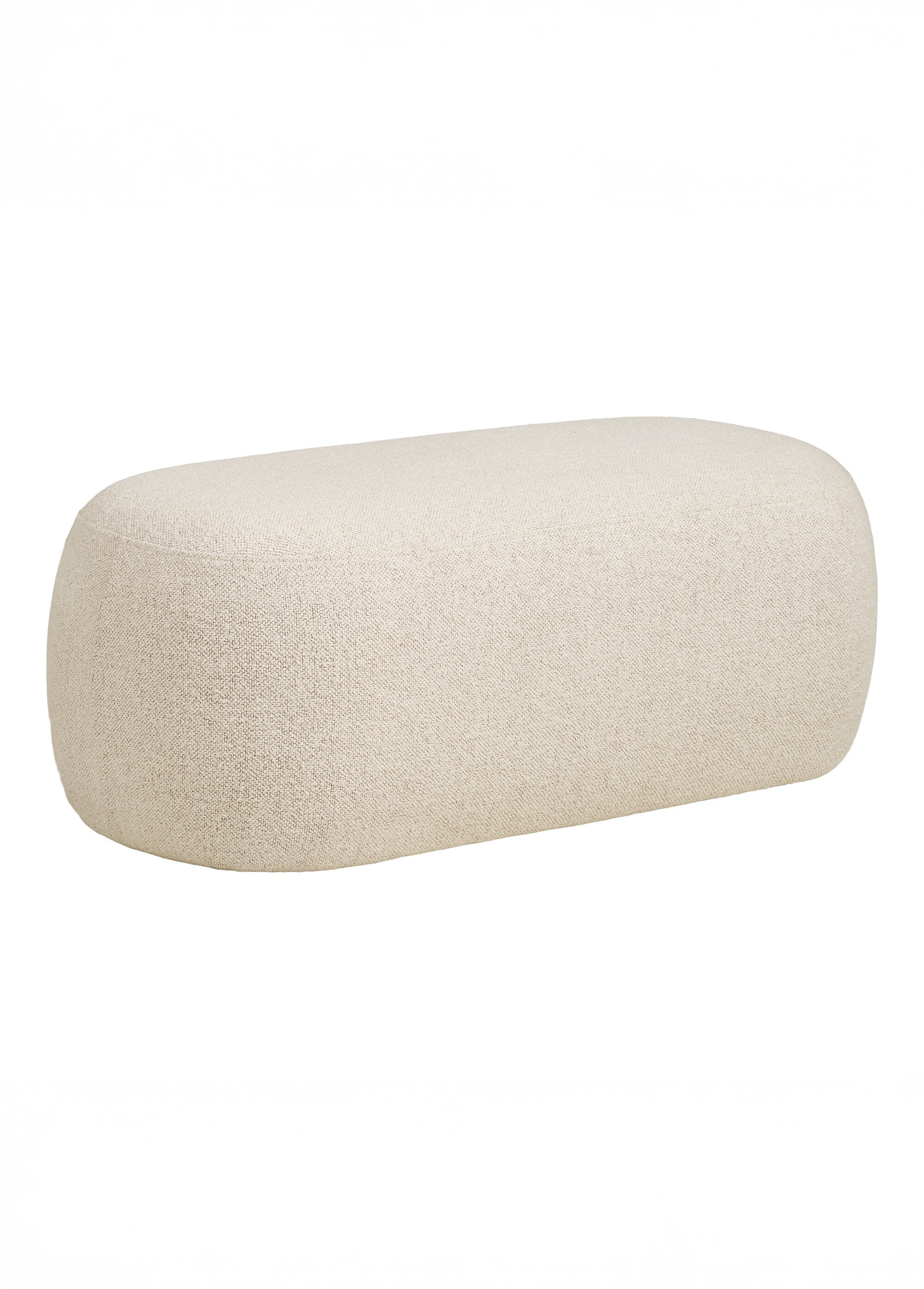 Banc en tissu, forme organique