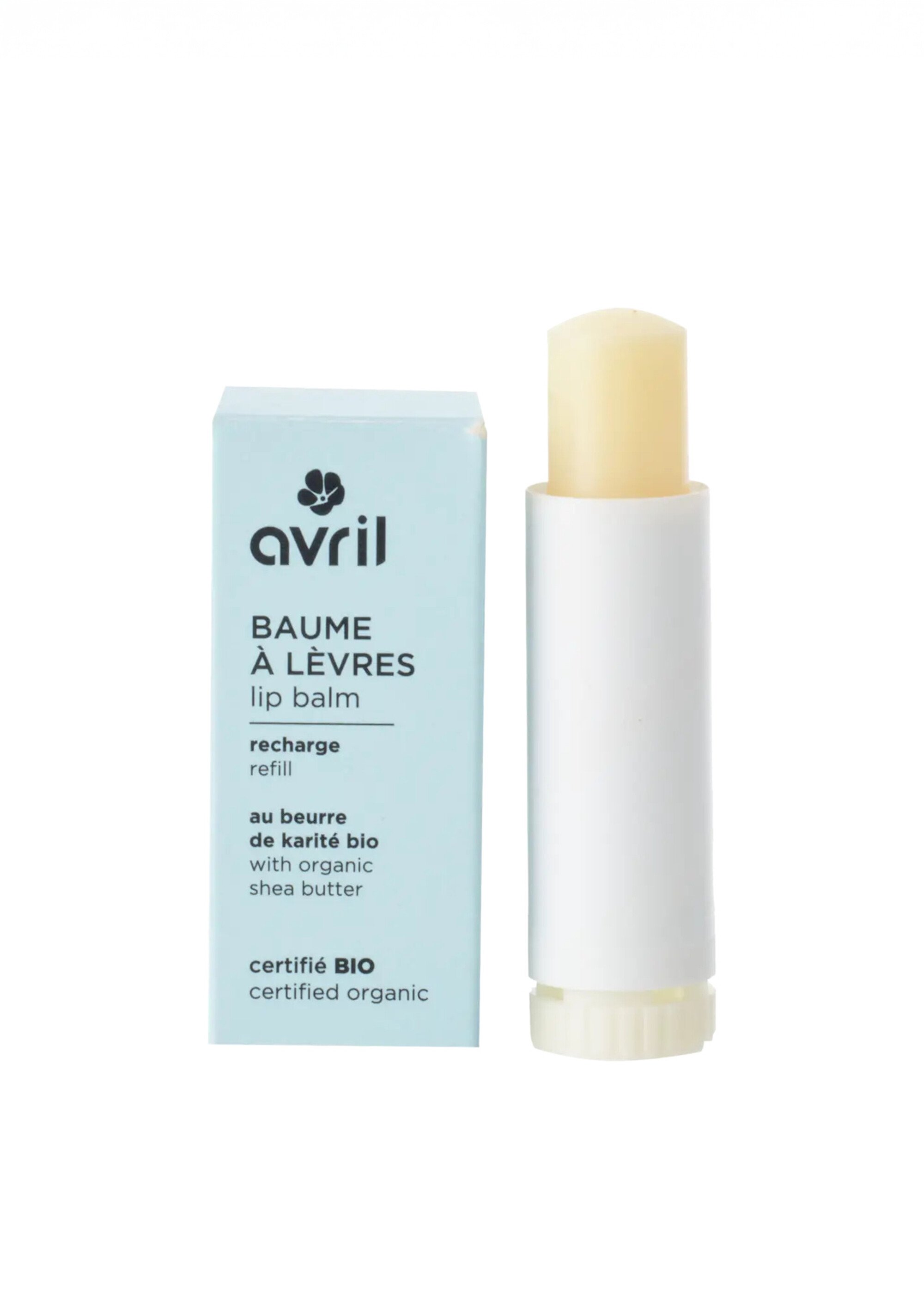 Baume à lèvres rechargeable certifié BIO Bleu AV-2170 DE2