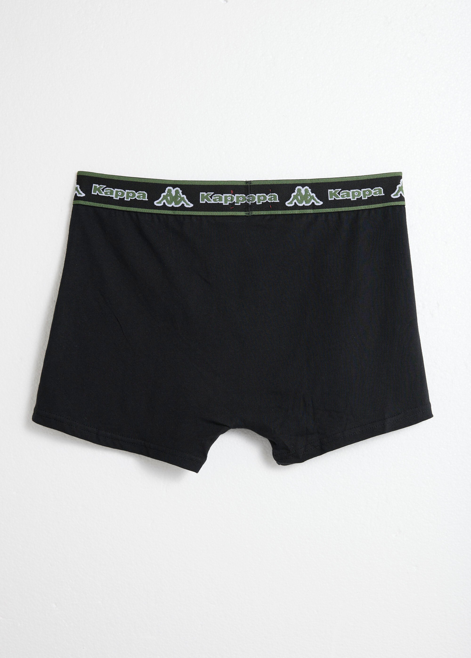 Boxer ceinture logo vif Homme Noir BEN92840298 DO1