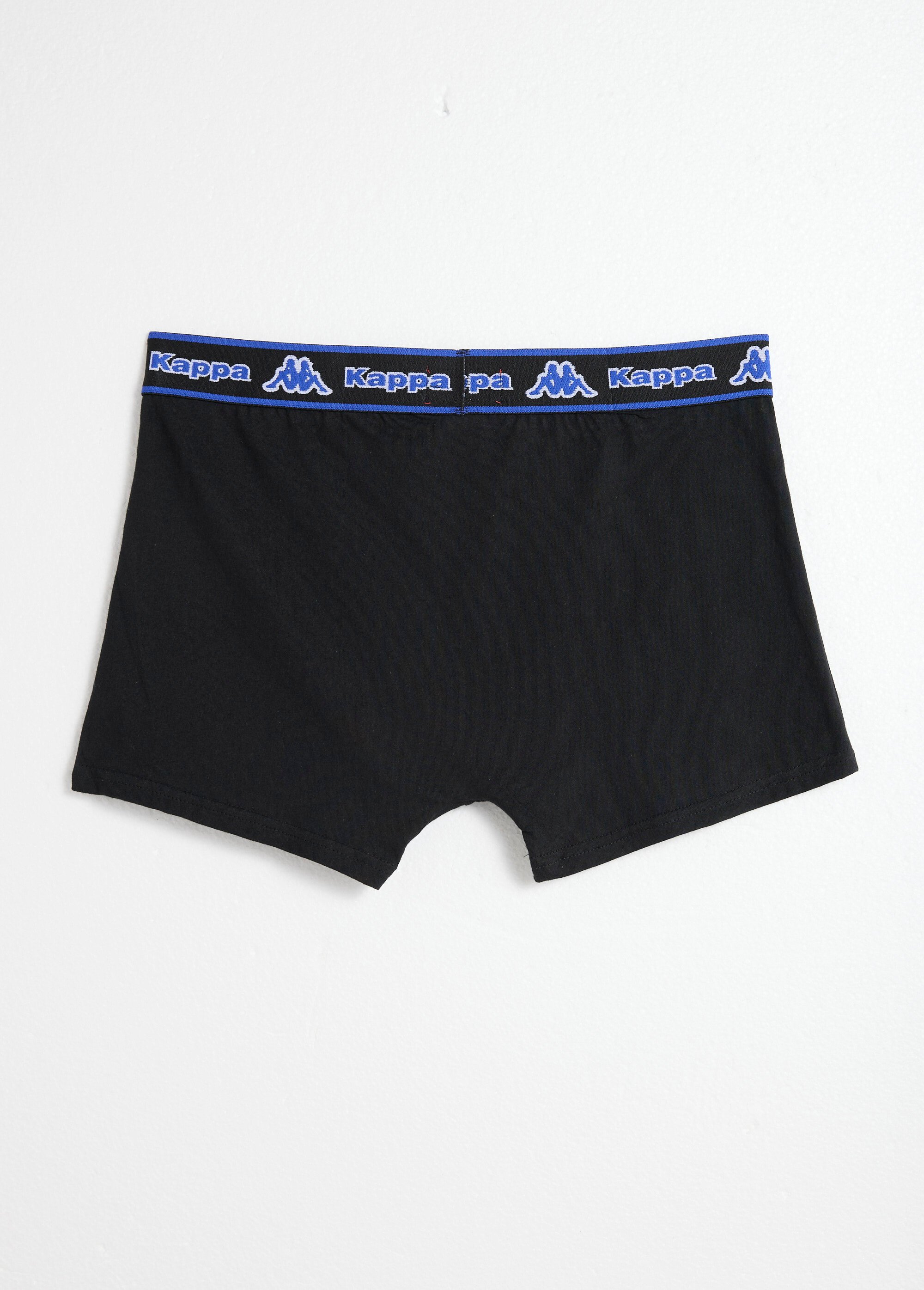 Boxer ceinture logo vif Homme Noir BEN92840298 DO1