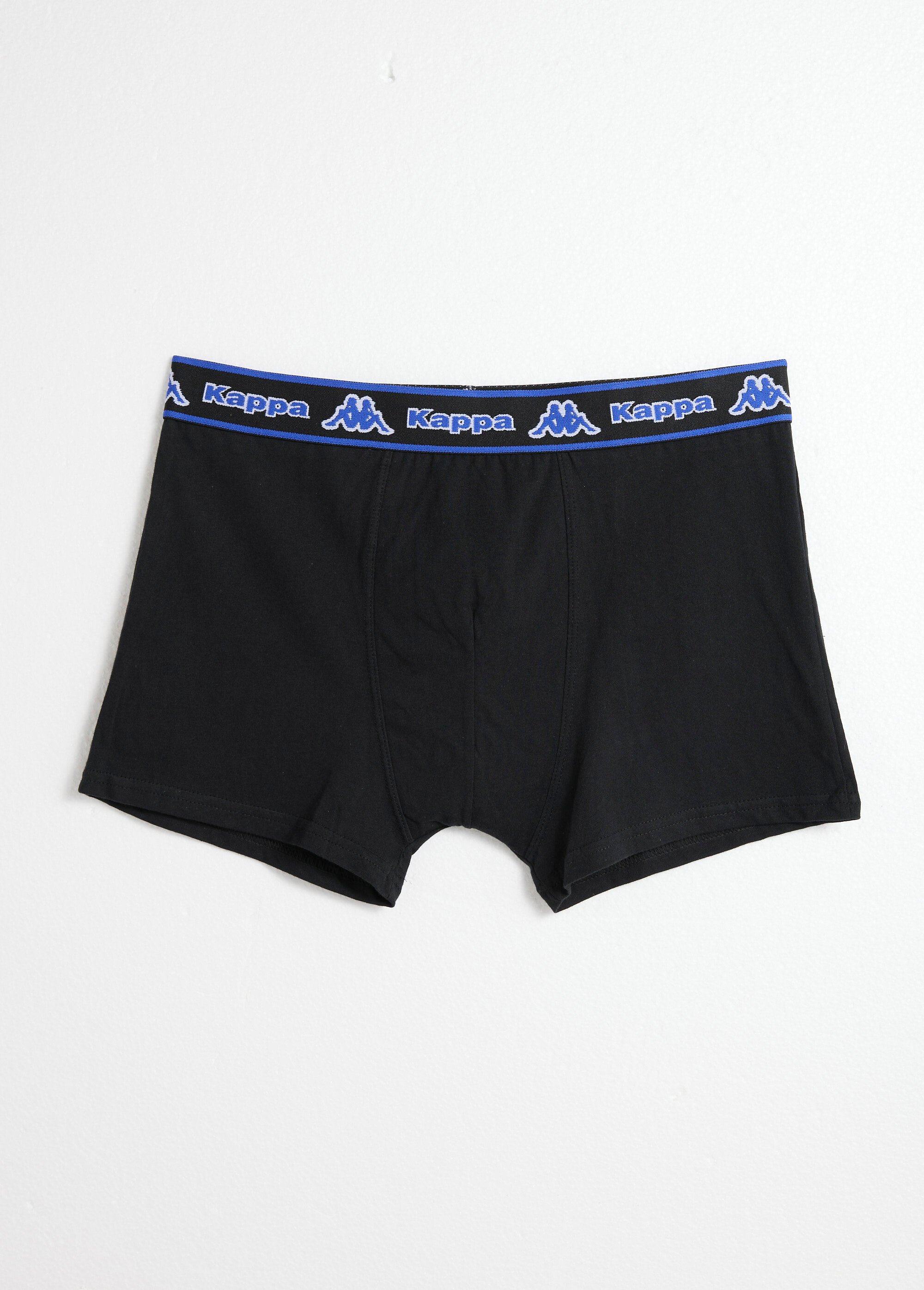 Boxer ceinture logo vif Homme Noir BEN92840298 FA1