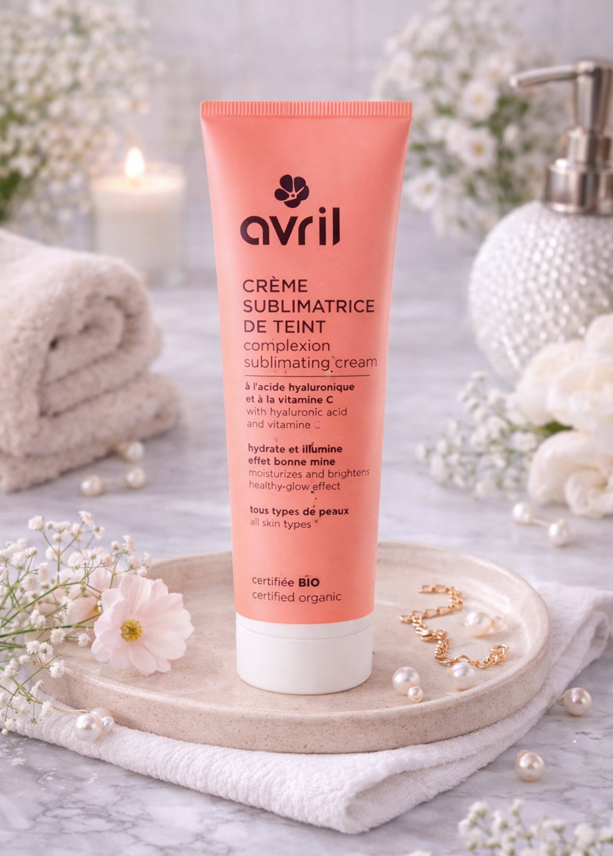 Crème BIO sublimatrice de teint Orange AV-1966 SI1