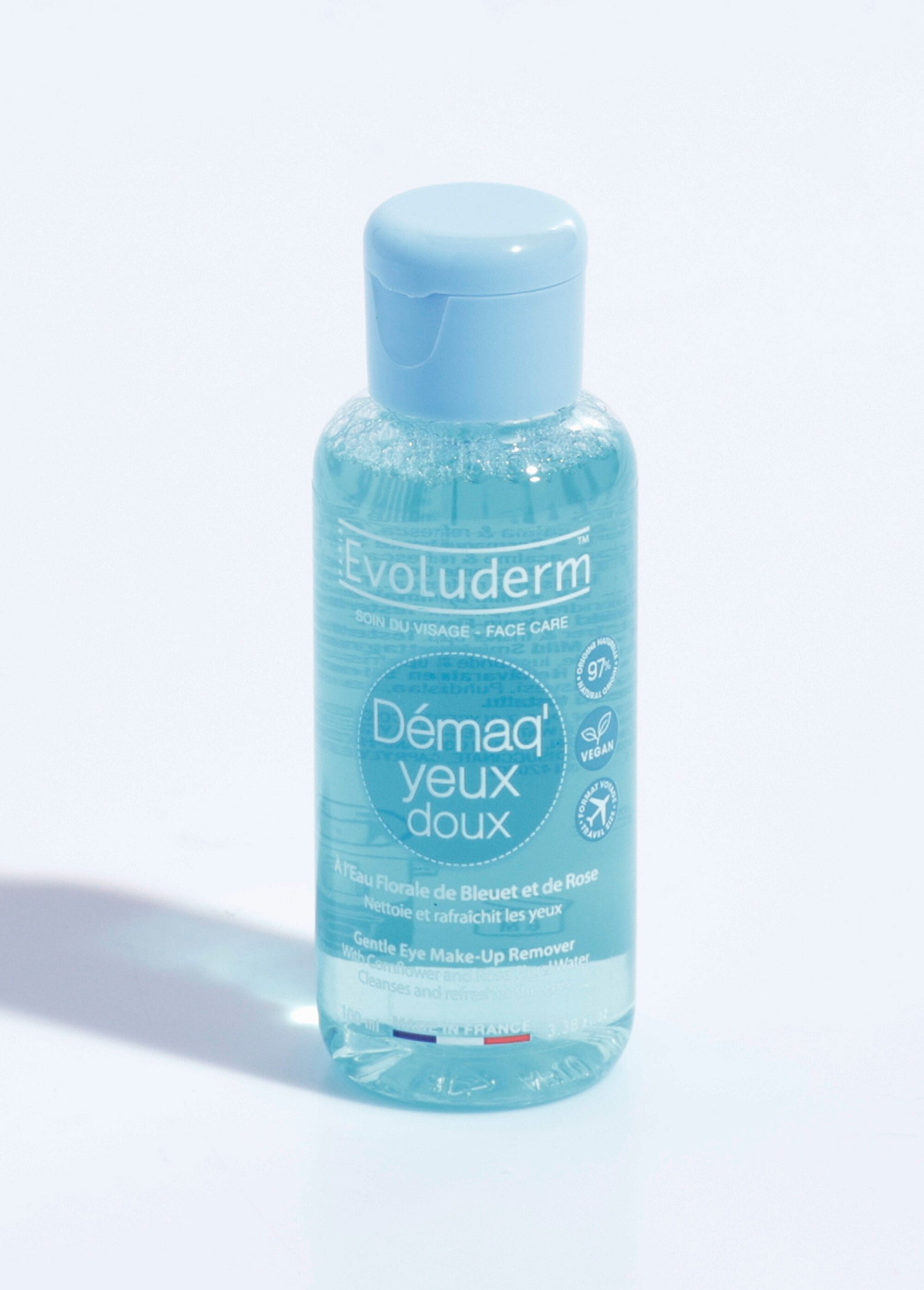Démaquillant doux au bleuet et à la rose Bleu EVO3035 FA1