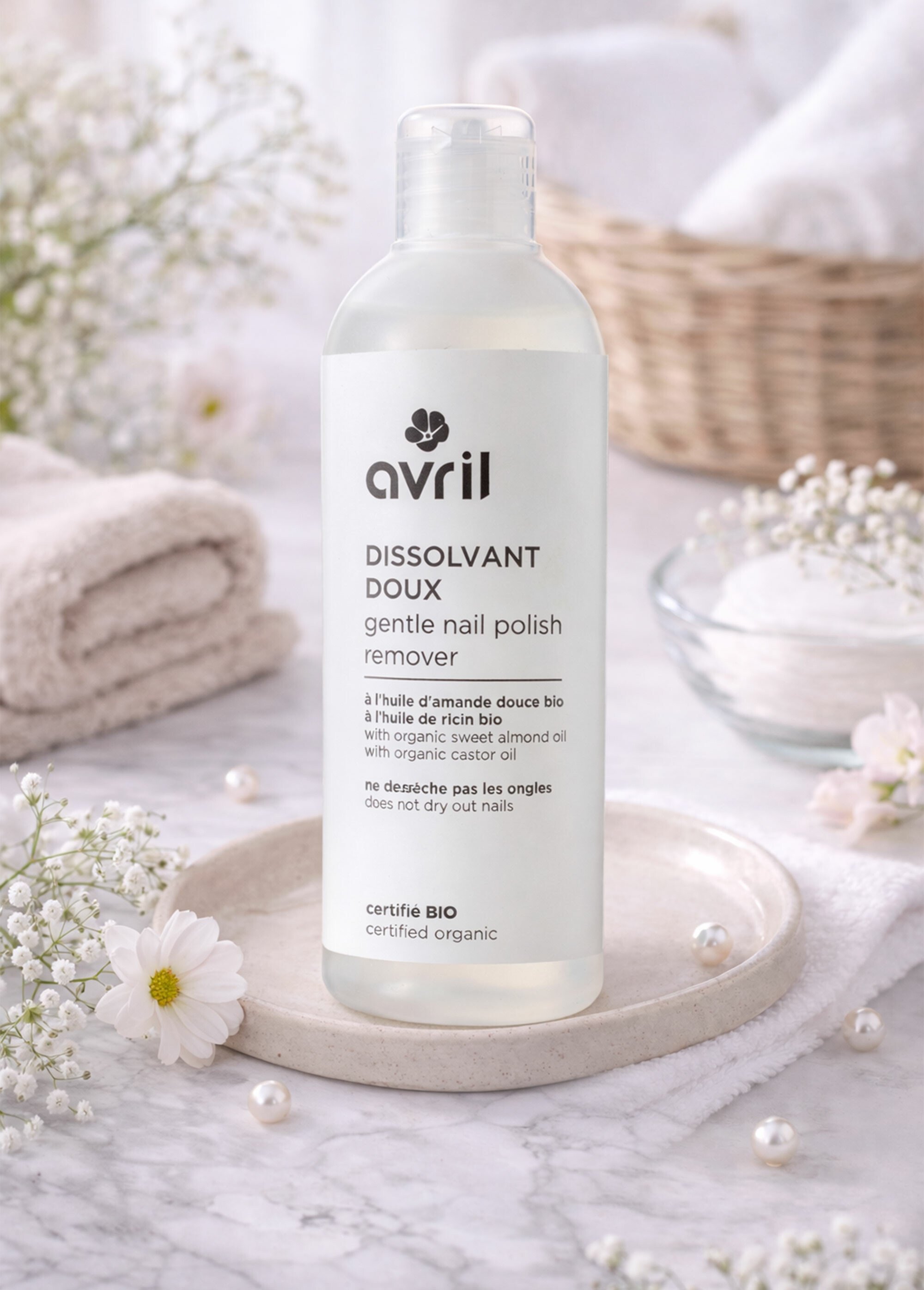 Dissolvant doux BIO huile d'amande douce Blanc AV-1173 SI1