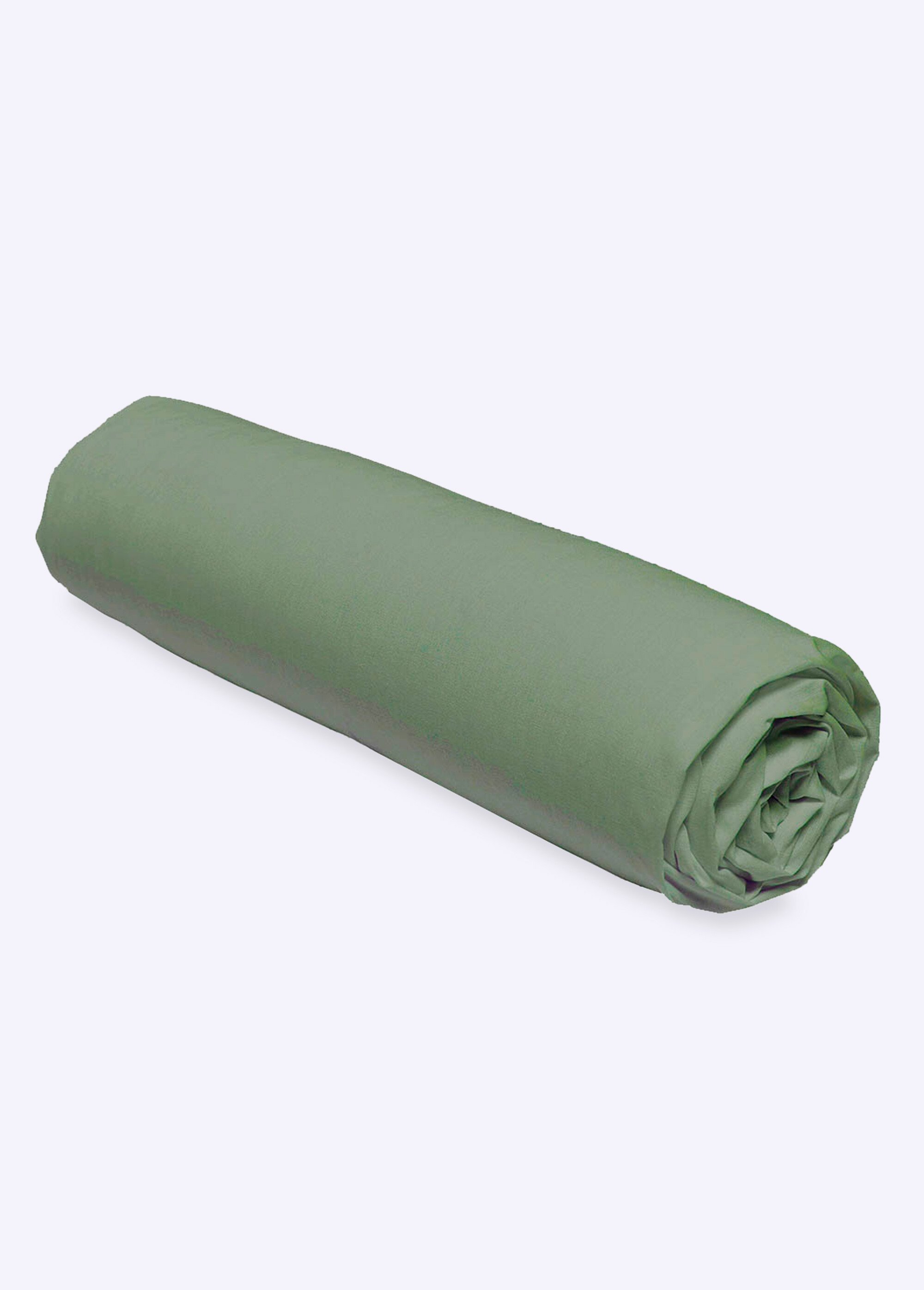 Drap housse pur coton qualité supérieure Vert ML-DH124404 FA1