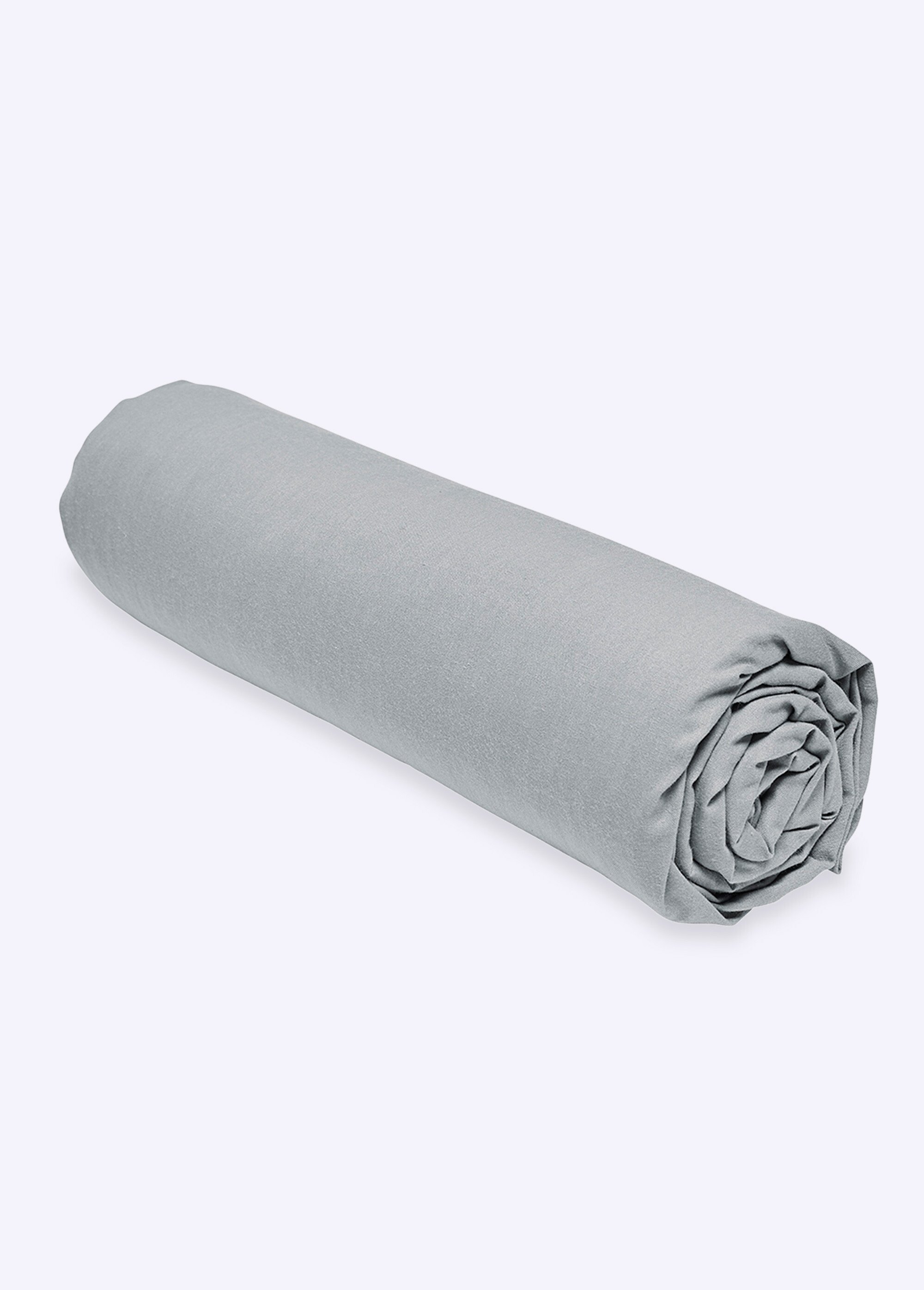 Drap housse pur coton qualité supérieure Gris ML-DH124404 FA1