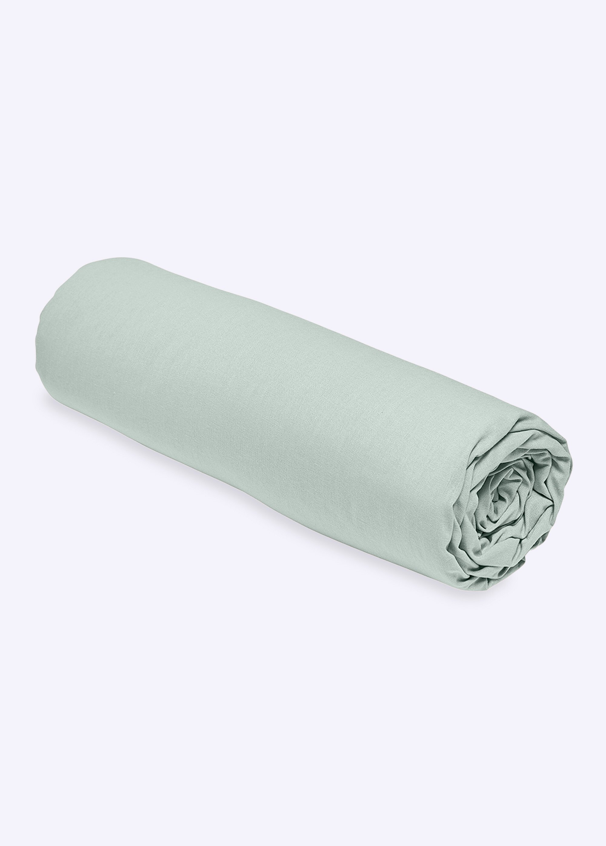 Drap housse pur coton qualité supérieure Vert ML-DH124404 FA1