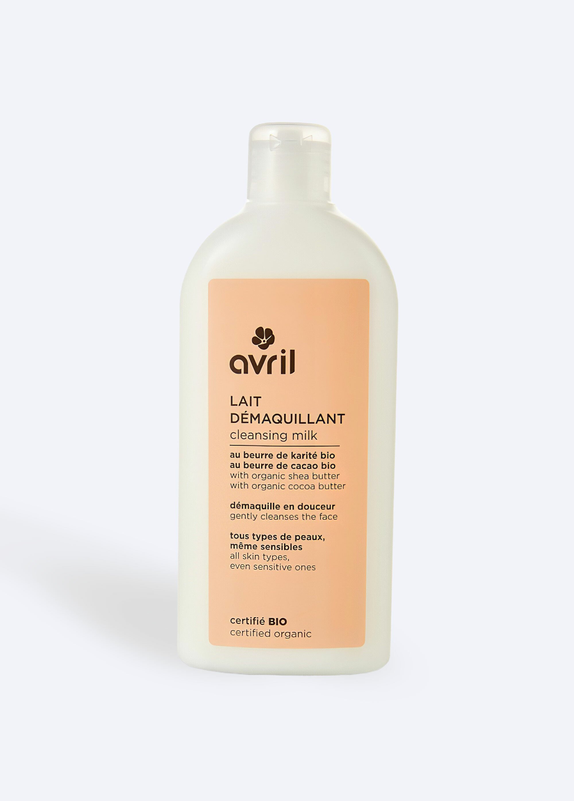 Lait démaquillant BIO, beurre de karité Blanc AV-425 FA1