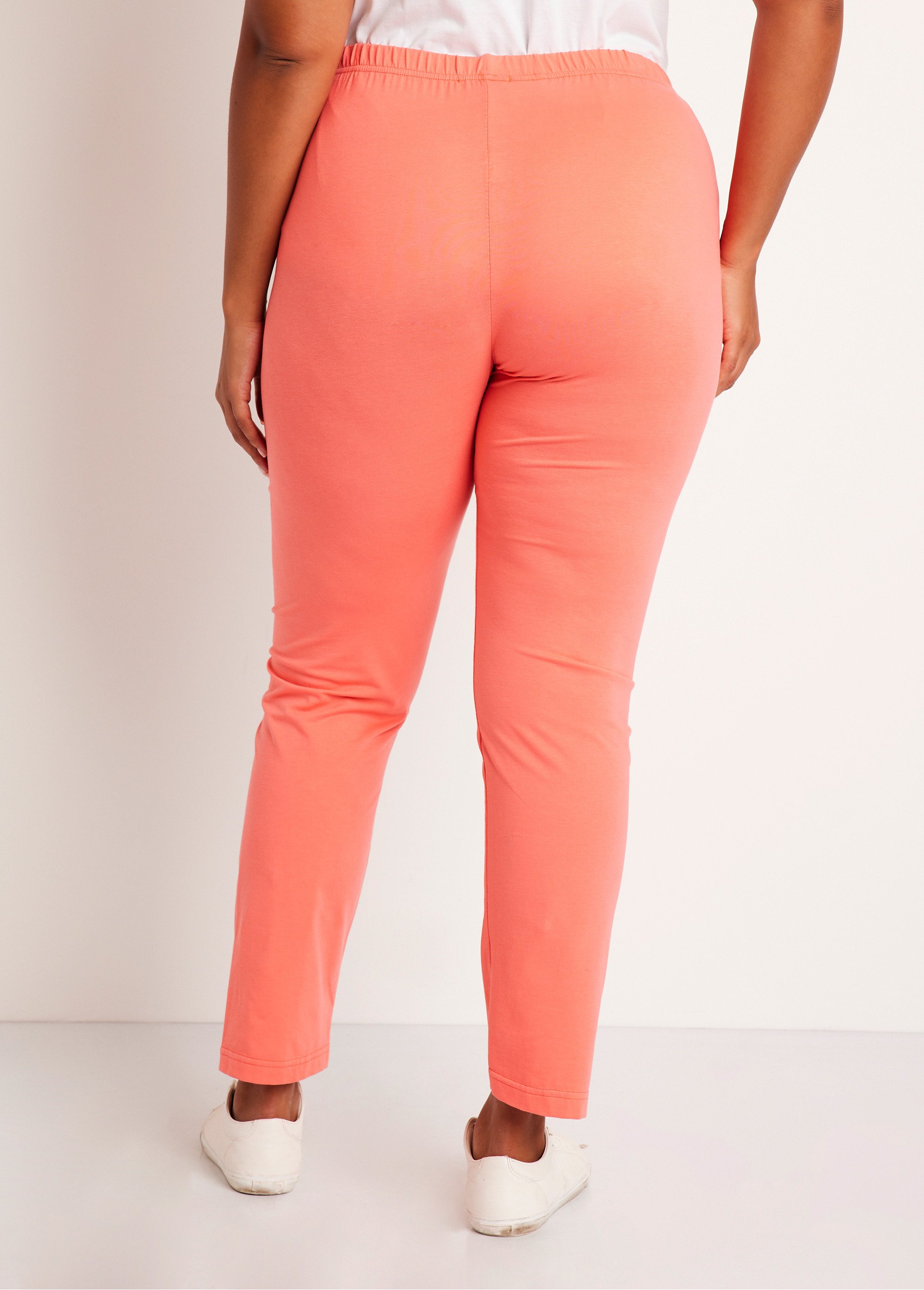 Legging taille élastiquée jersey coton