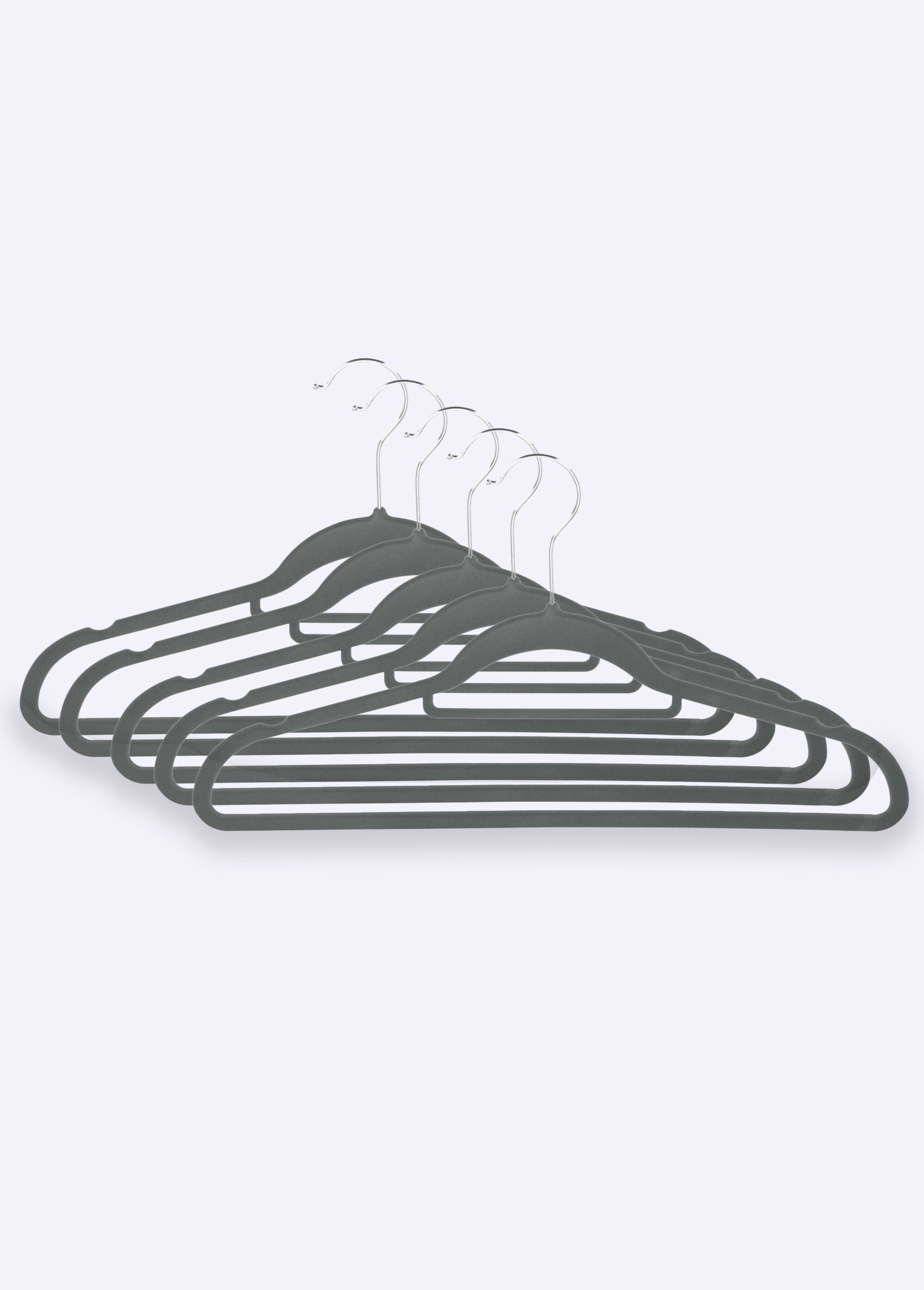 Lot de 5 cintres assortis Gris KP-WK1700510 FA1