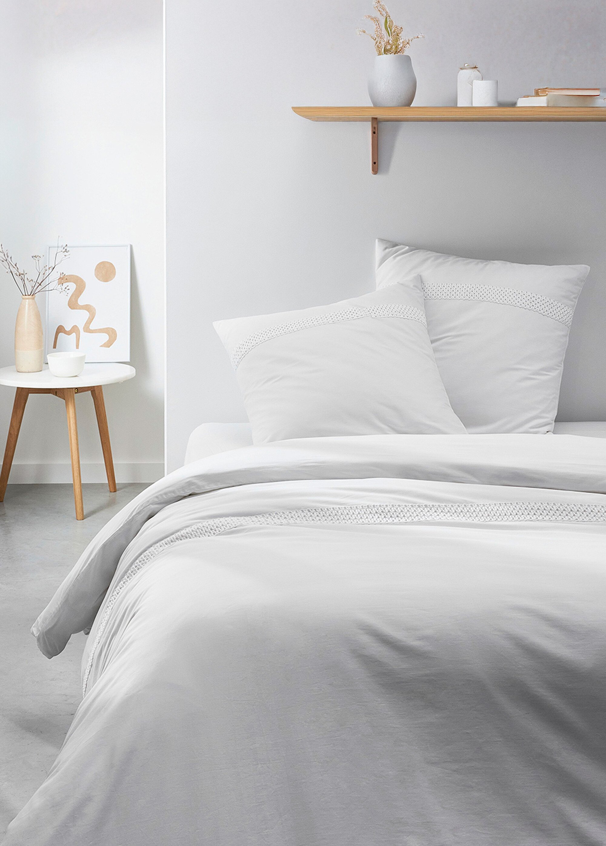 Parure percale de coton détails macramé CRAIE ML-MACRA351701 FA1