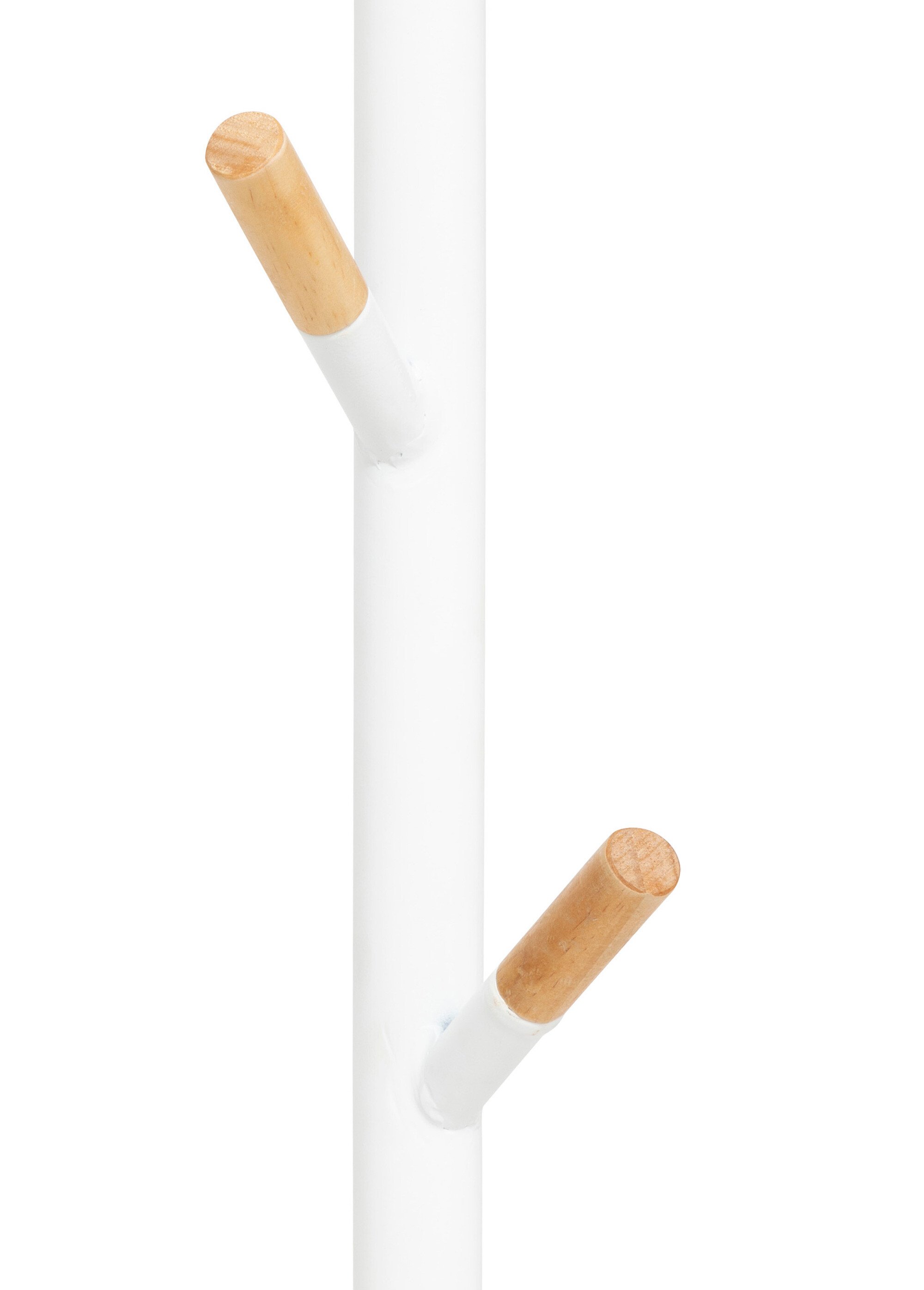 Porte manteaux acier bois avec 6 patères