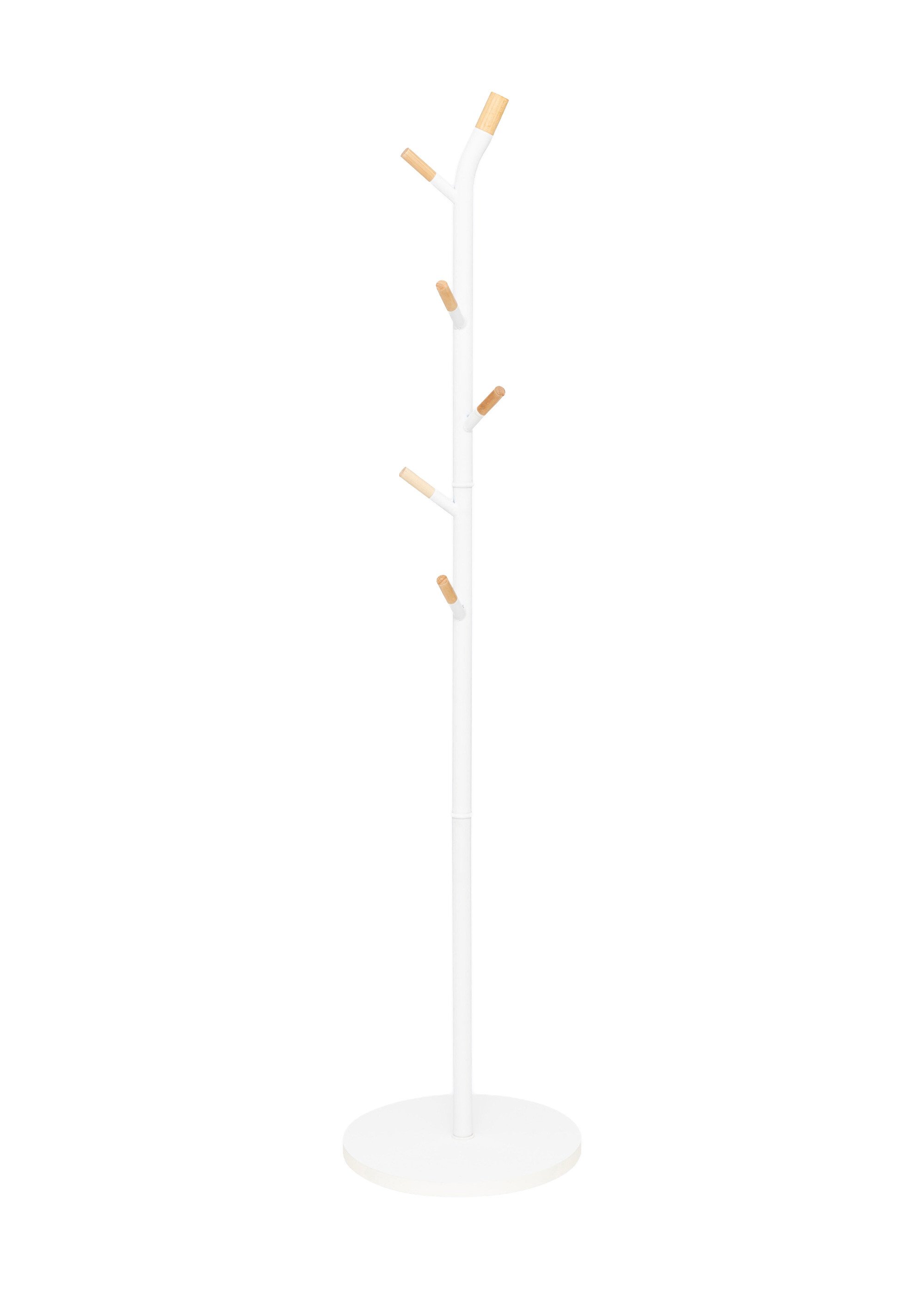 Porte manteaux acier bois avec 6 patères