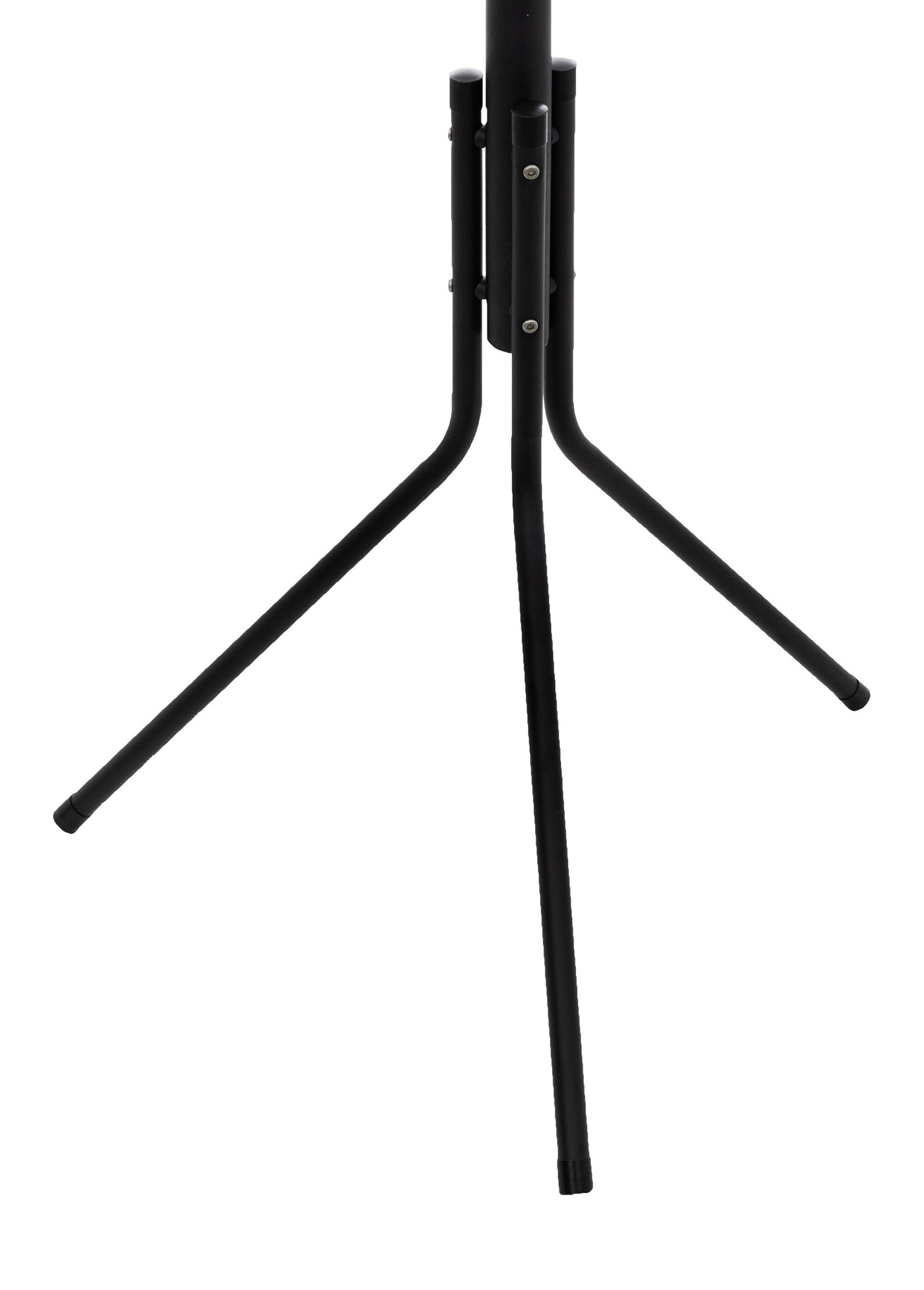 Porte manteaux épuré en métal, 8 patères NOIR JJA-105490 DE2