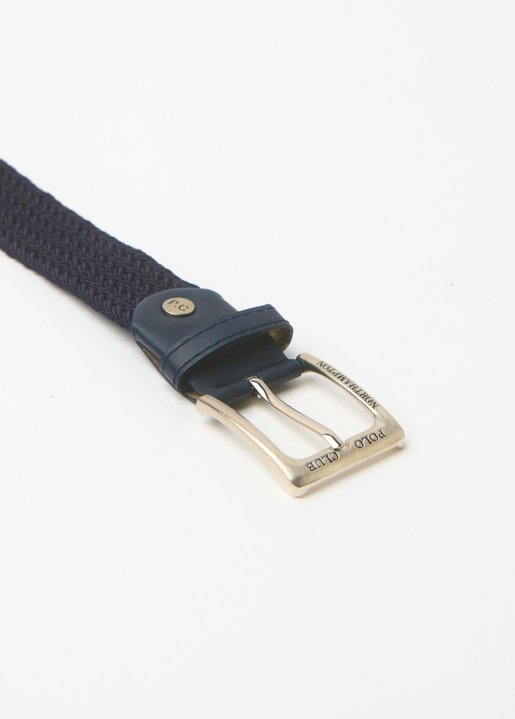 Ceinture tressée chic extensible taille unique Homme Bleu NESMBLTPOLO DE2
