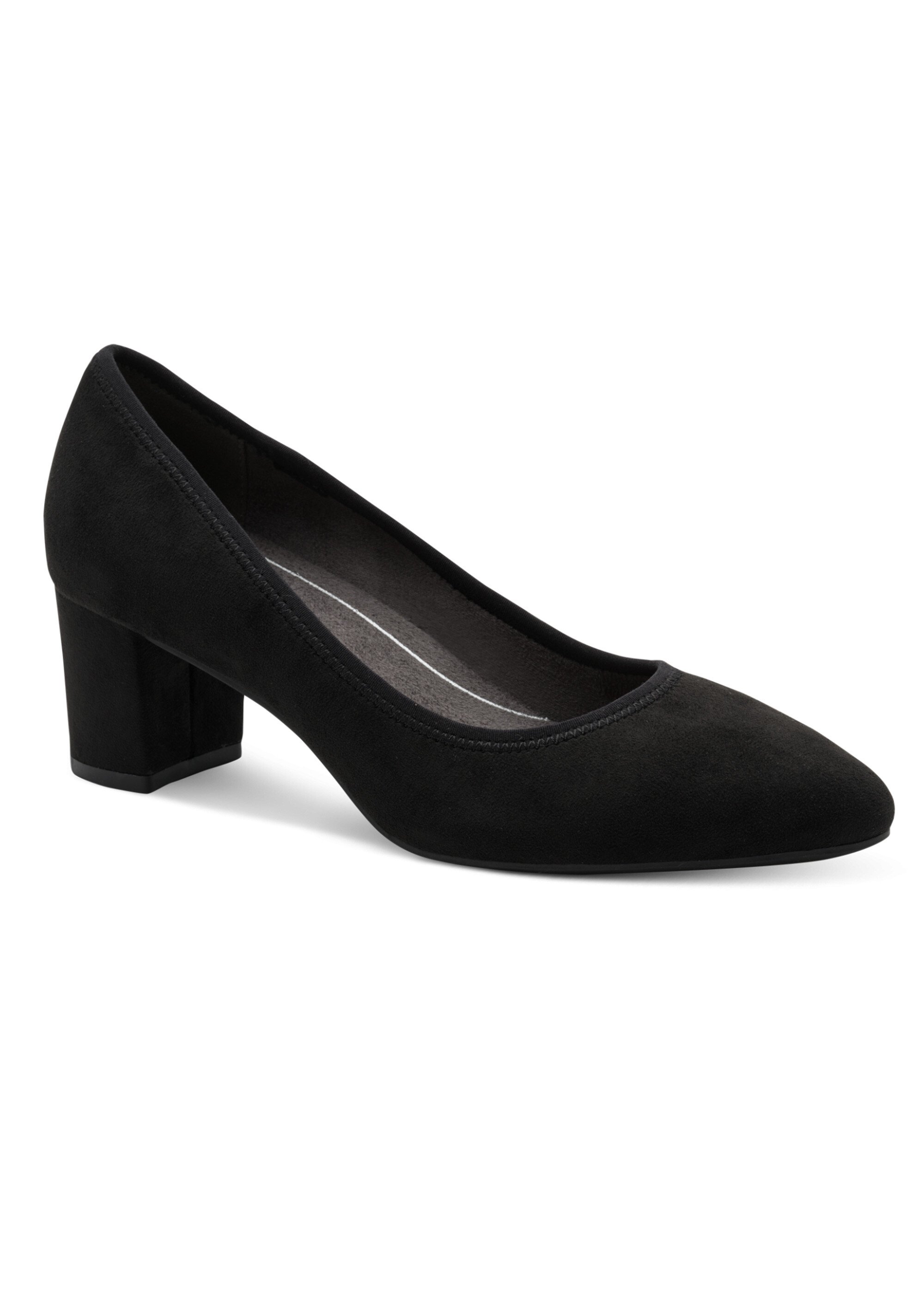 Escarpins chic bout pointu et talon haut Femme Noir JAN-82246146 FA1