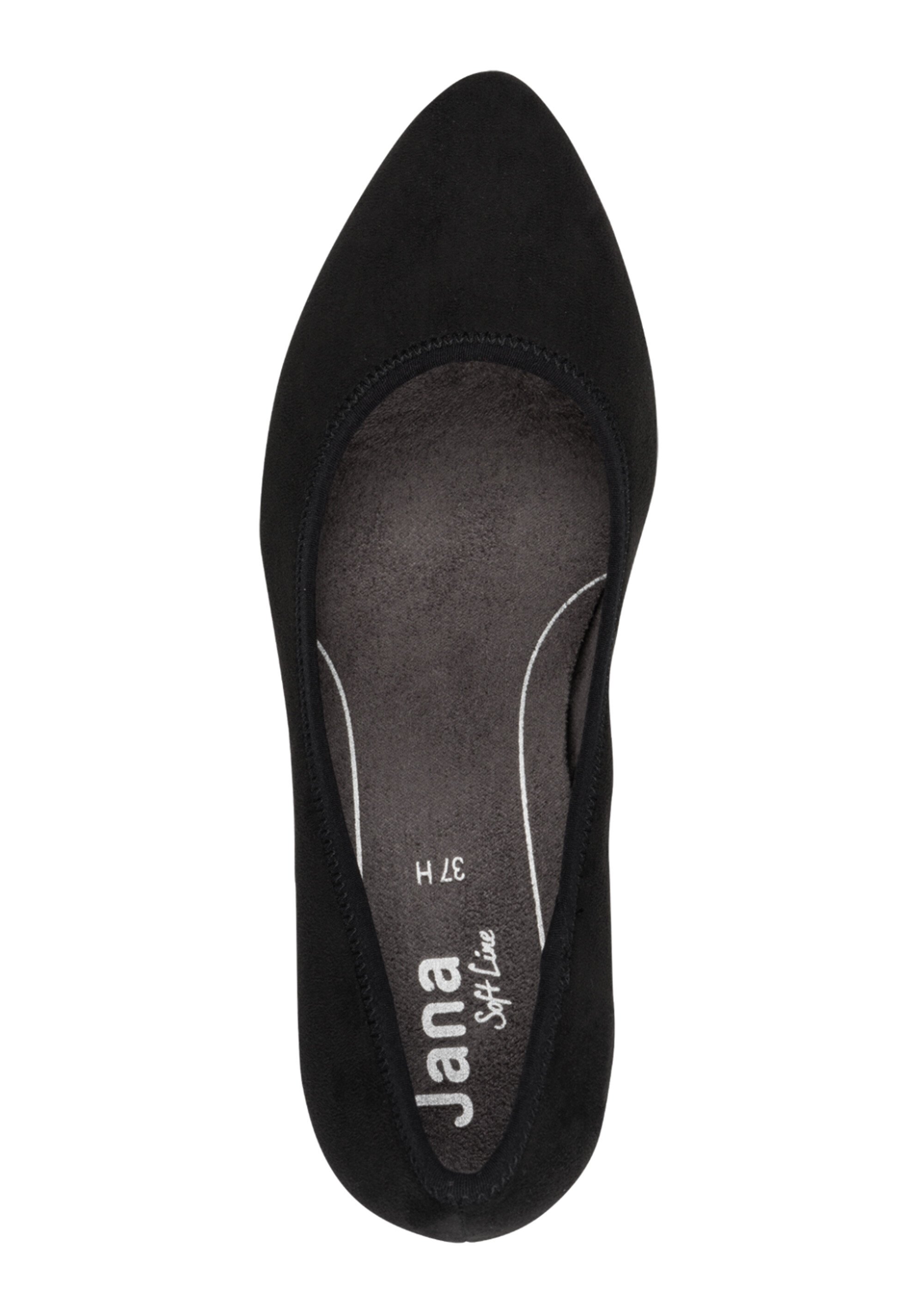 Escarpins chic bout pointu et talon haut Femme Noir JAN-82246146 OV1