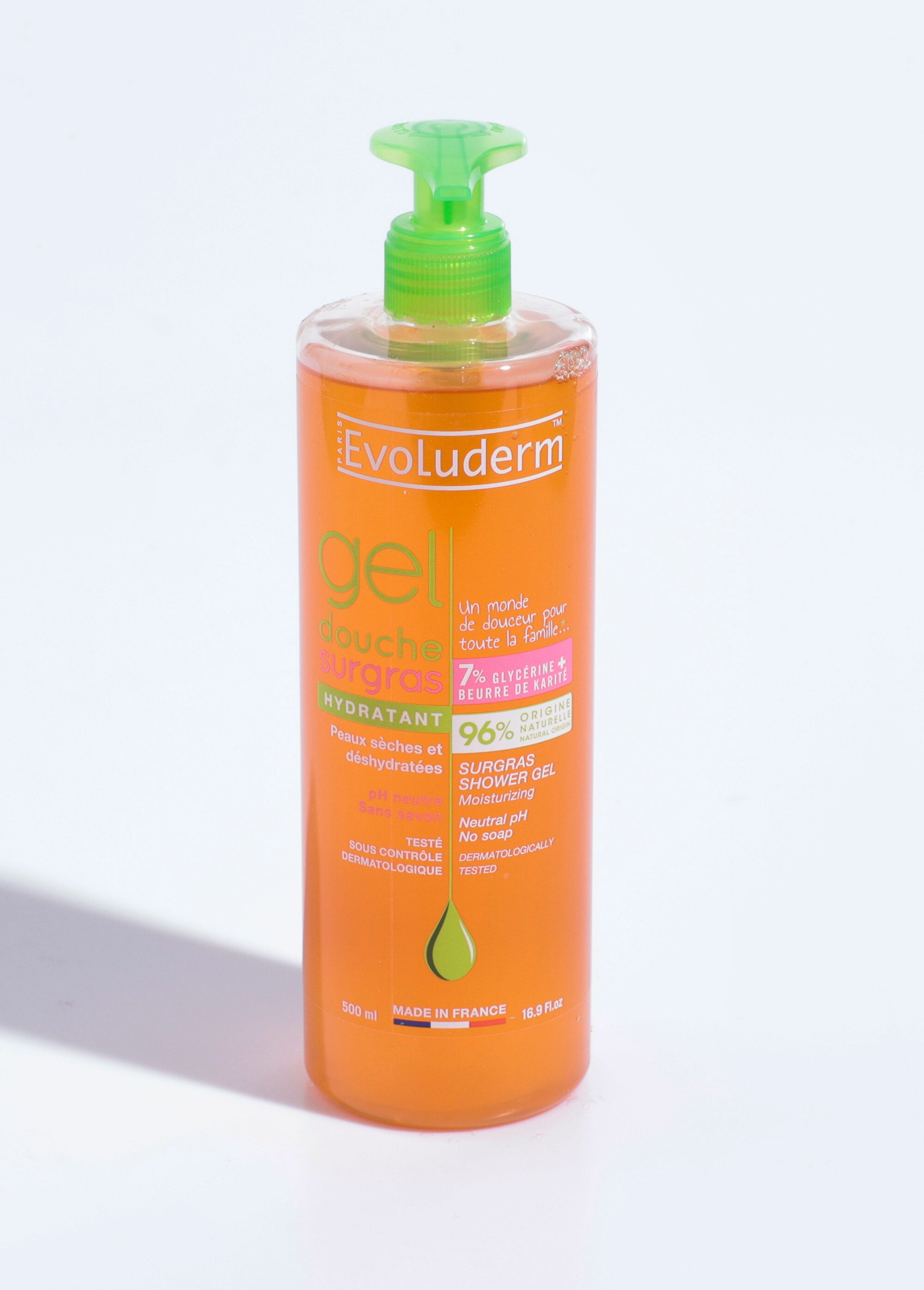 Gel douche surgras hydratant karité Orange EVO14239 FA1