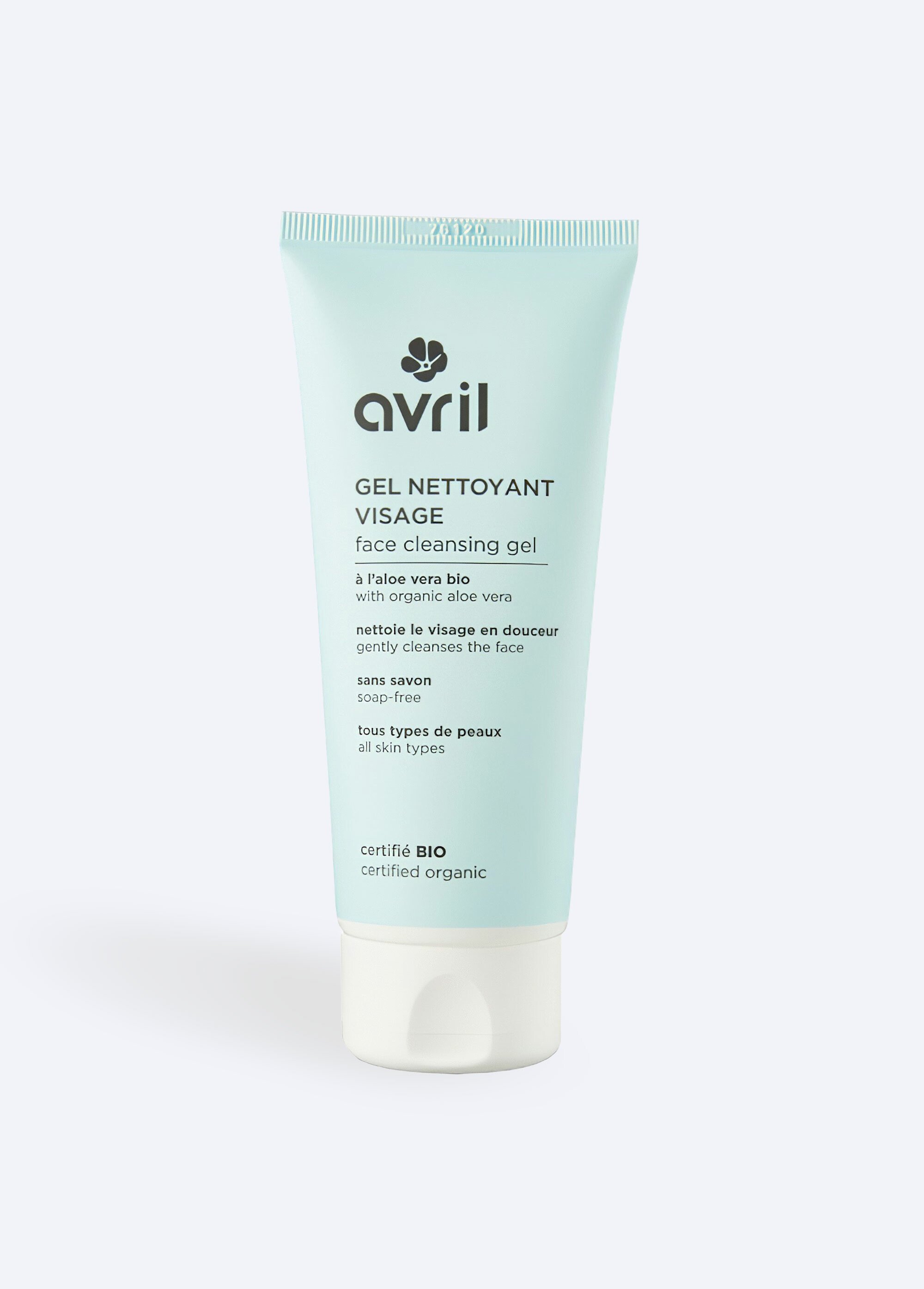 Gel nettoyant visage BIO à l'aloe vera Bleu AV-625 FA1