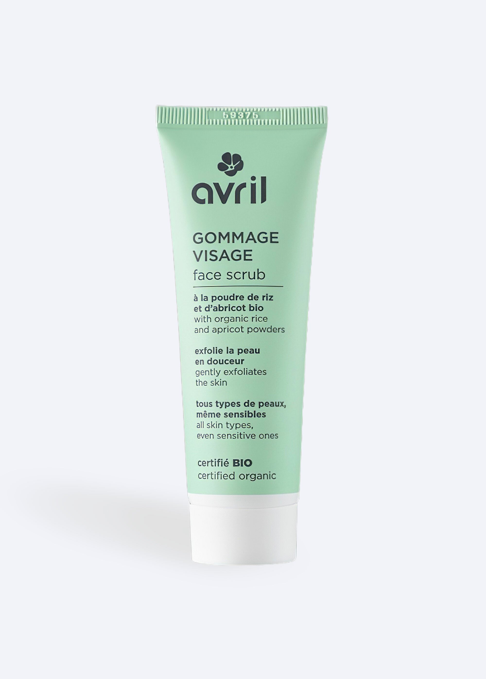 Gommage visage BIO à la poudre de riz Vert AV-1562 FA1