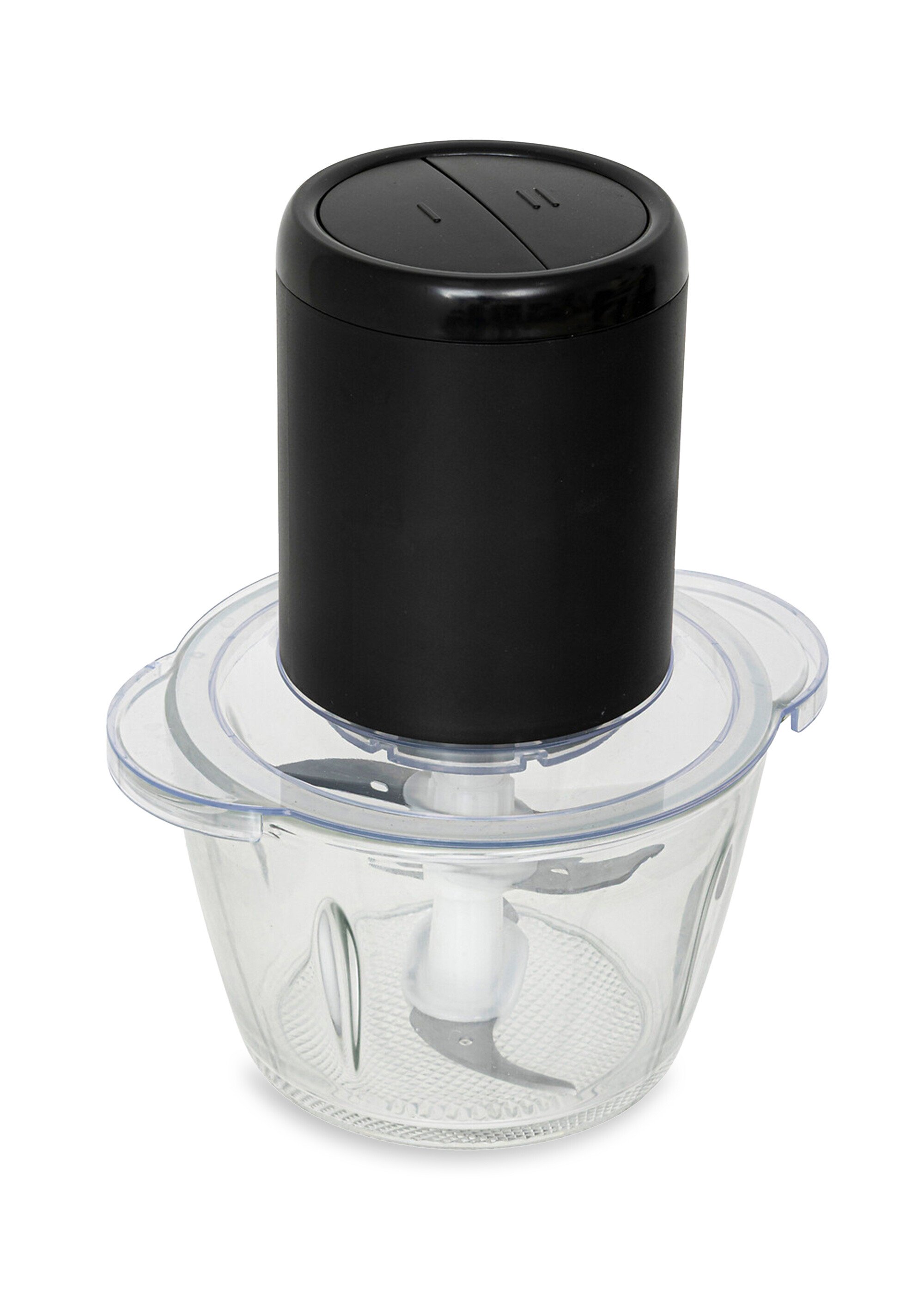 Hachoir sans fil avec bol en verre Noir JJA-209639 FA1