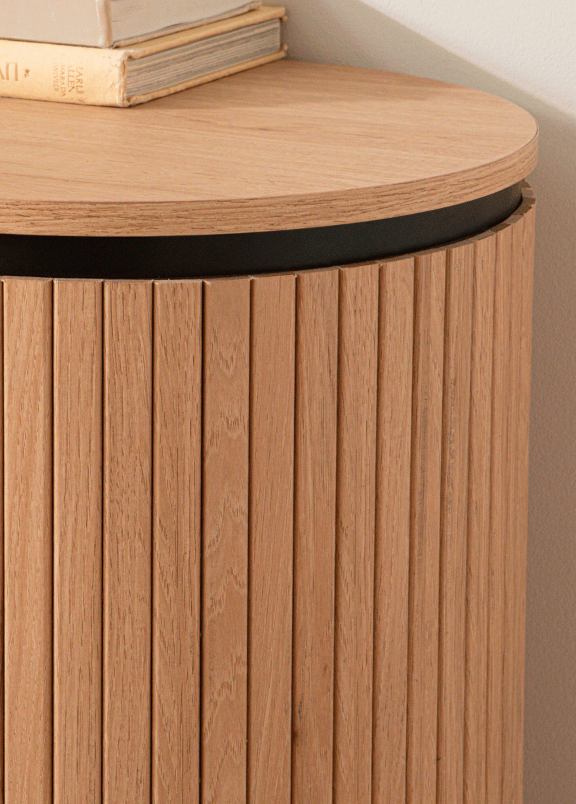 MALAGA Buffet effet rainuré BEIGE CAL-14883133 DE1