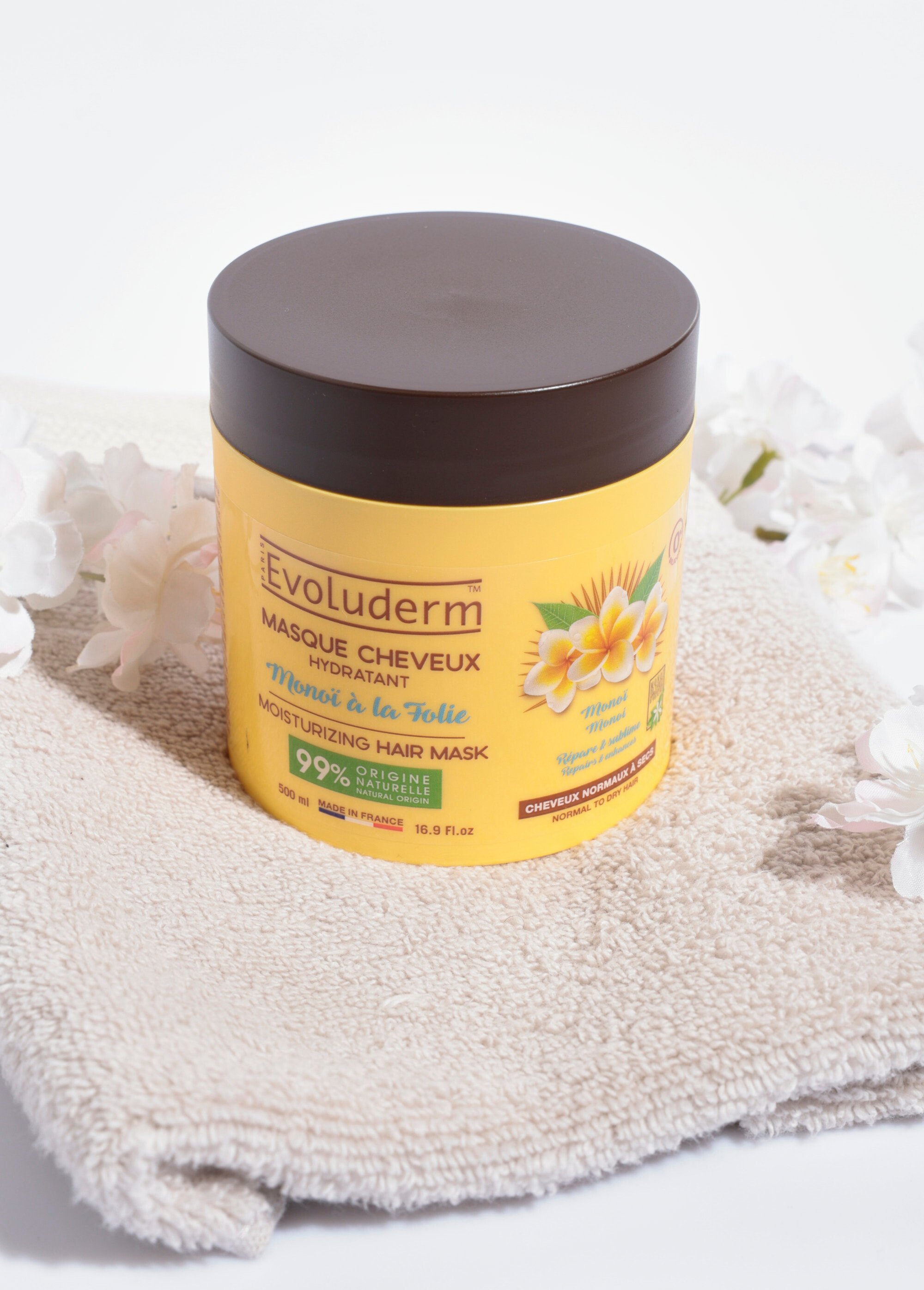 Masque cheveux hydratant au monoï de Tahiti Jaune EVO20380 SF1
