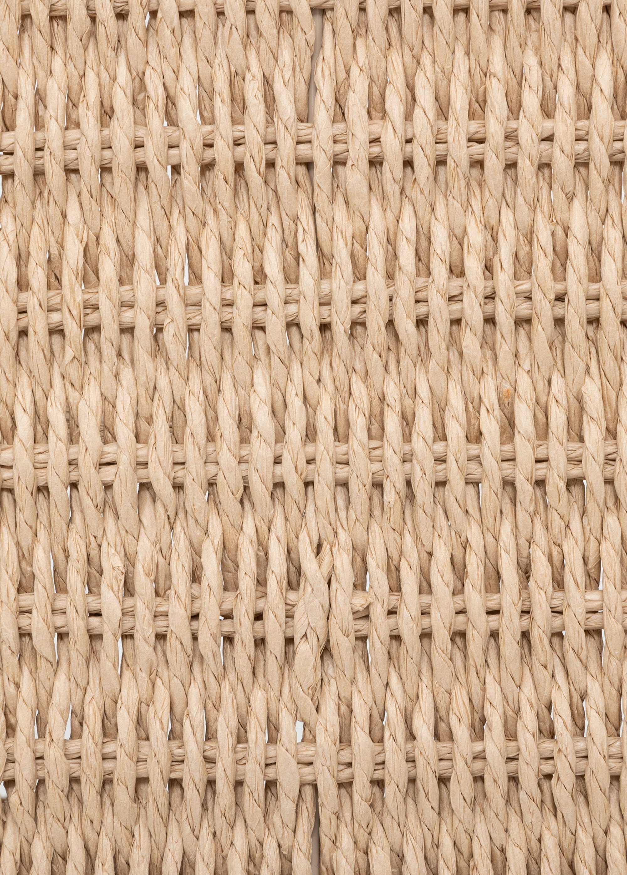 Rack double à documents, papier tressé Beige JJA-203146 DE2