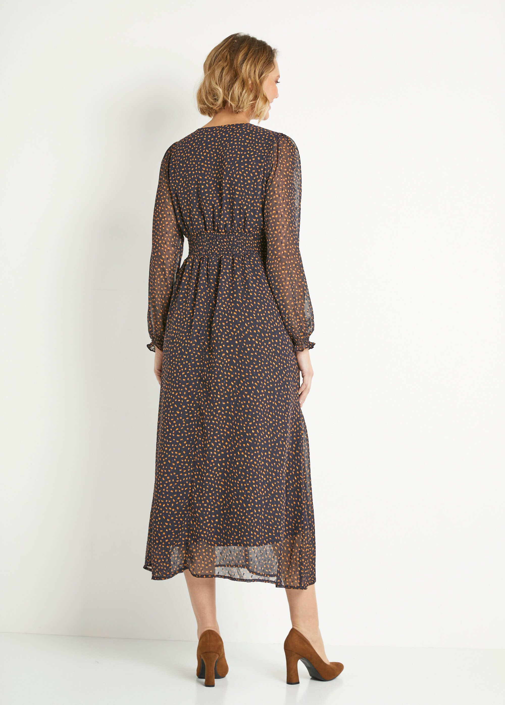 Jupe Plissée Jupe ImprimÃ© Prince De Galles Robe Promod Kaki Robe