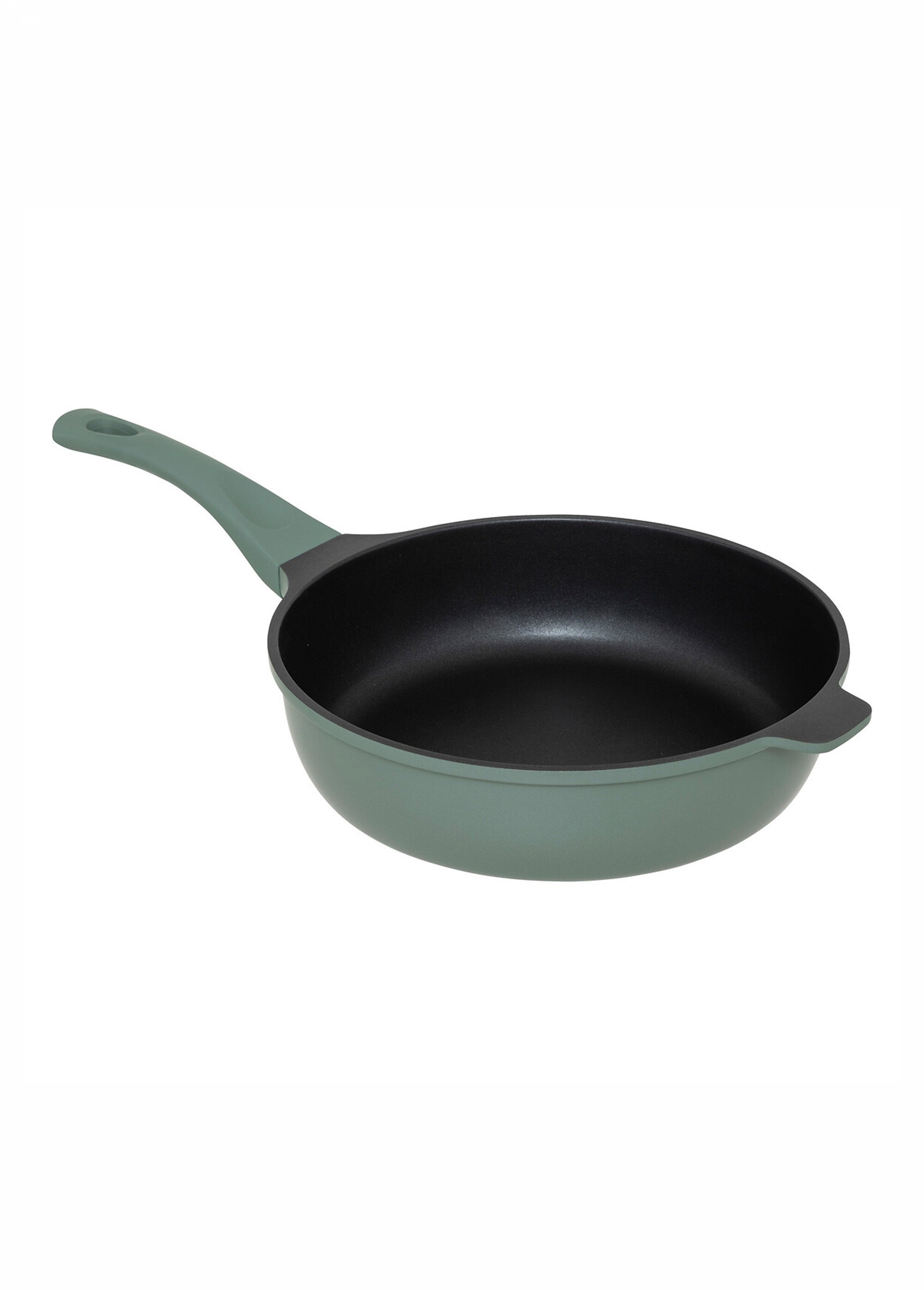 Sauteuse alu + panier vapeur + couvercle + cuillère Gris JJA-189456 DE1