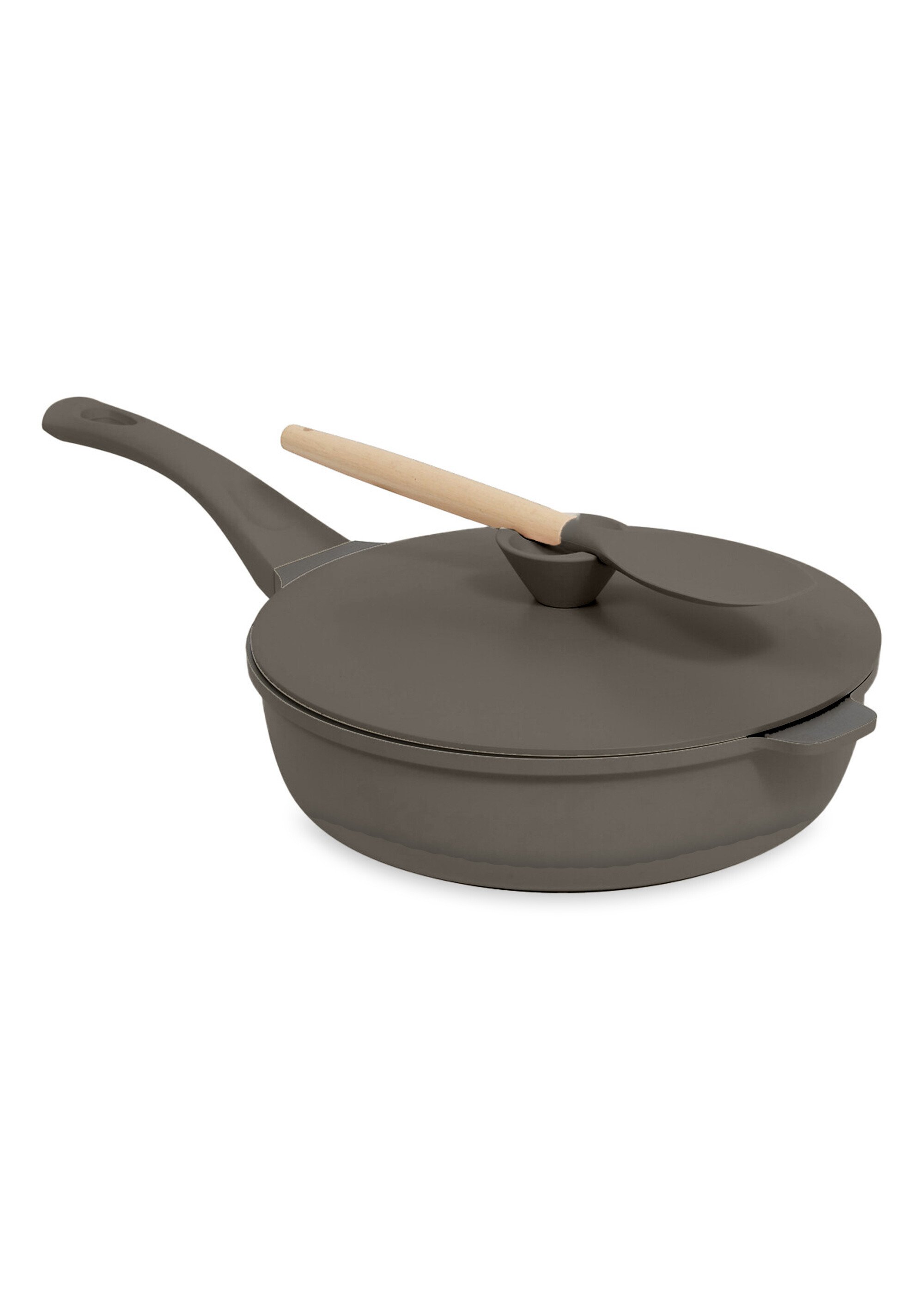 Sauteuse alu + panier vapeur + couvercle + cuillère