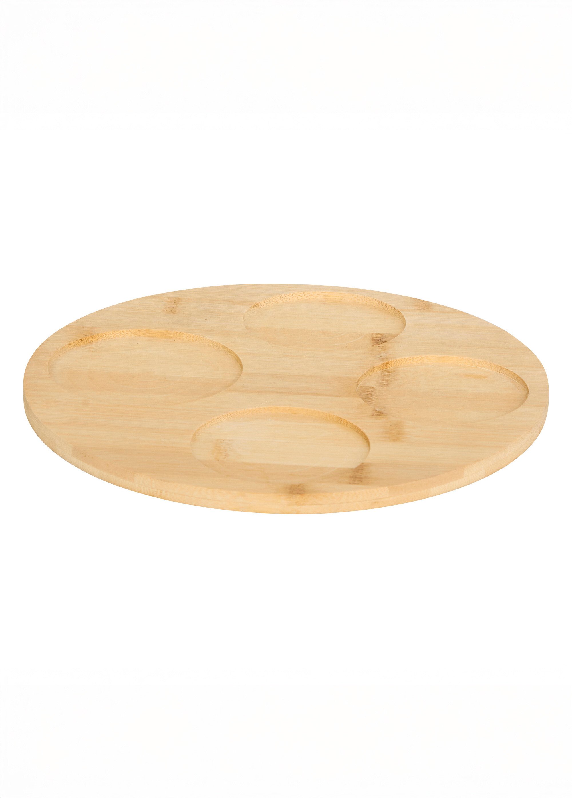 Set apéritif plateau + 4 ramequins rayés Vert JJA-207278 DE5