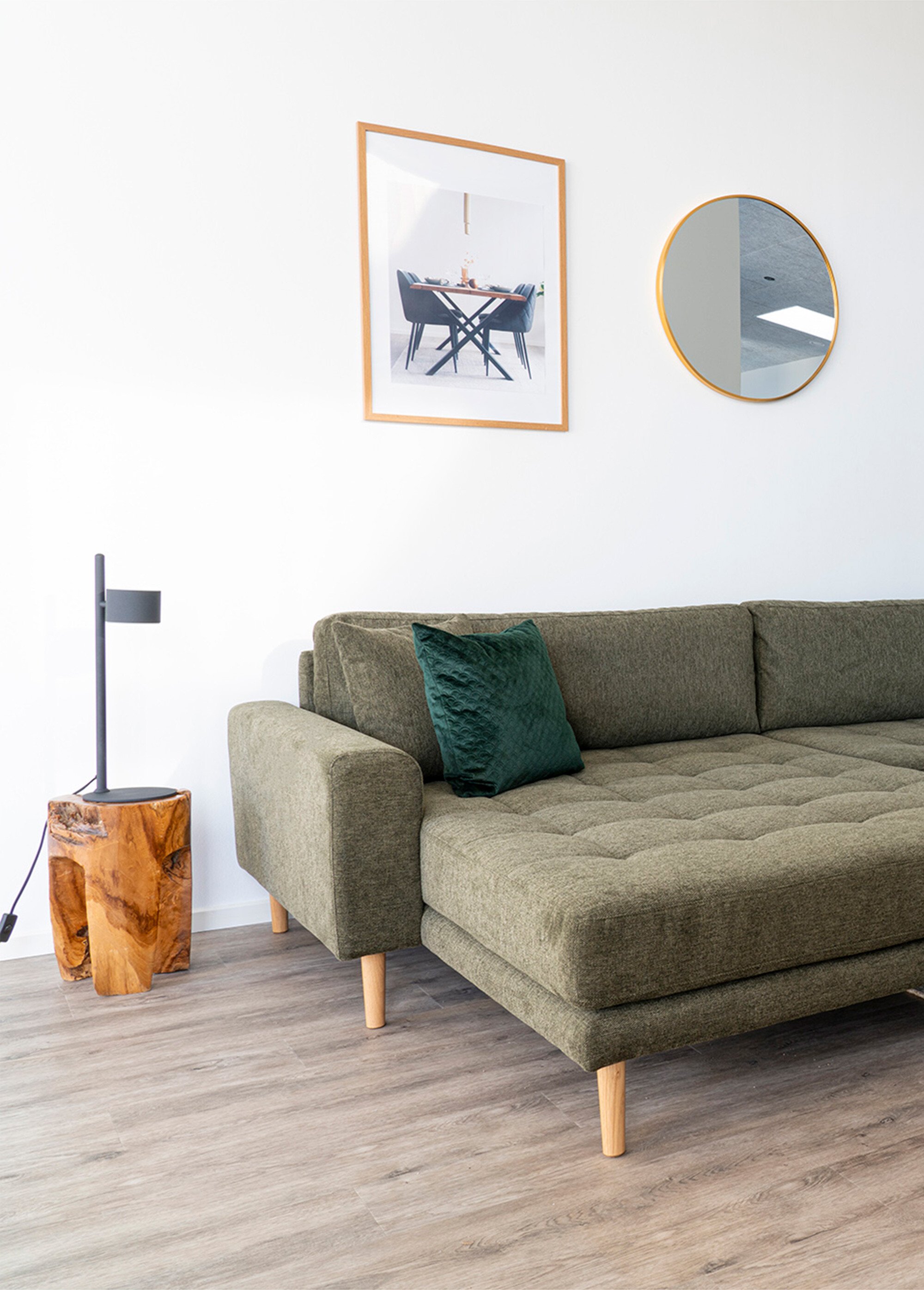 Tabouret en teck recyclé, modèle unique BEIGE HN-1501020 SI2