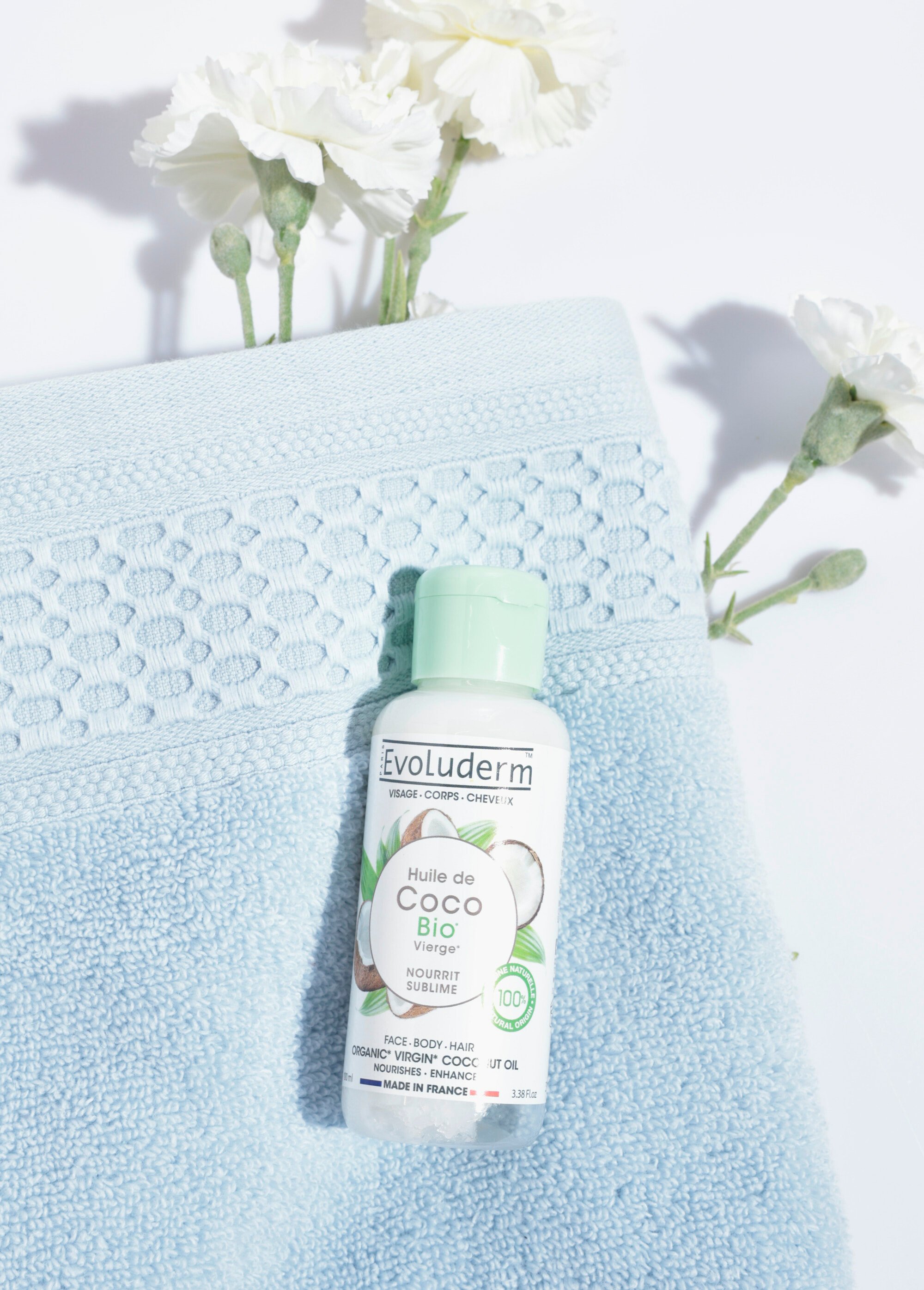 Huile de coco BIO vierge et végane Blanc EVO20406 SF1